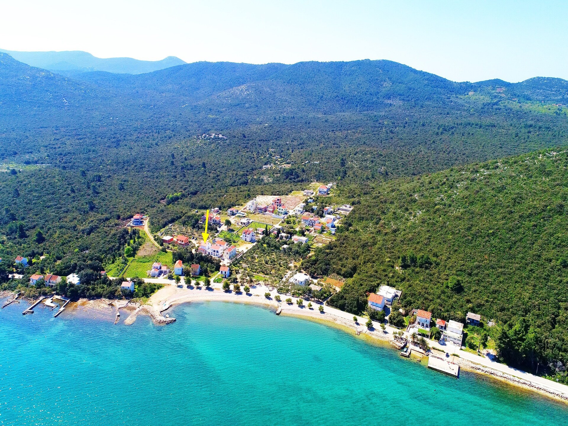 Knus studio-appartement met terras op 100m van het strand in Drače - foto 12