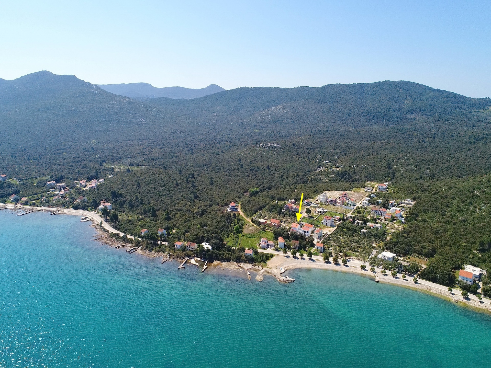 Knus studio-appartement met terras op 100m van het strand in Drače - foto 13