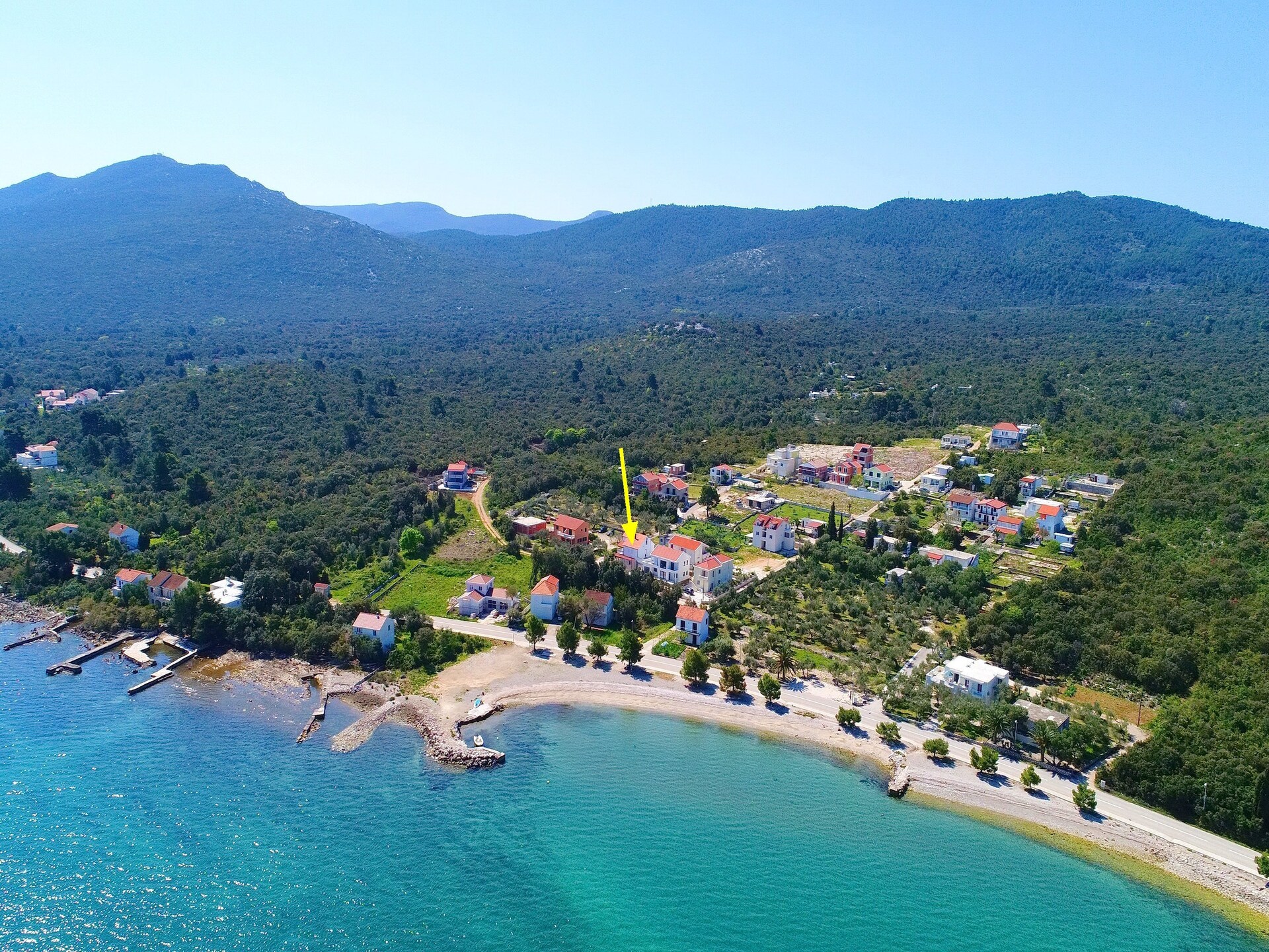 Knus studio-appartement met terras op 100m van het strand in Drače - foto 15