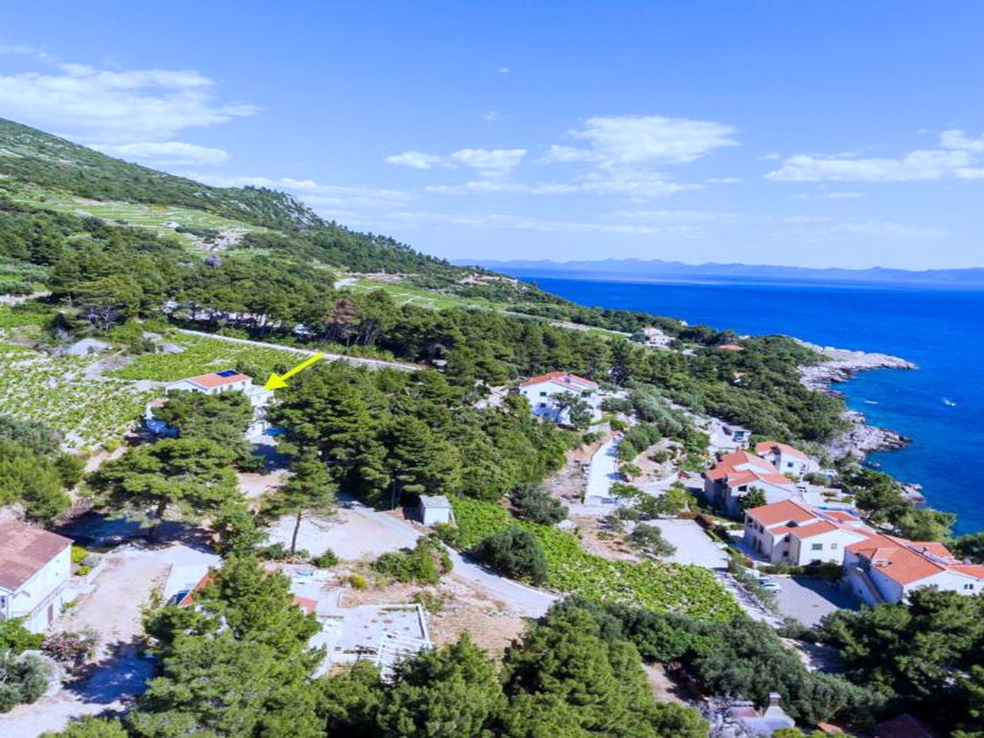 Appartement met zeezicht op Pelješac: 2 slaapkamers, balkon, 200m van strand - foto 15