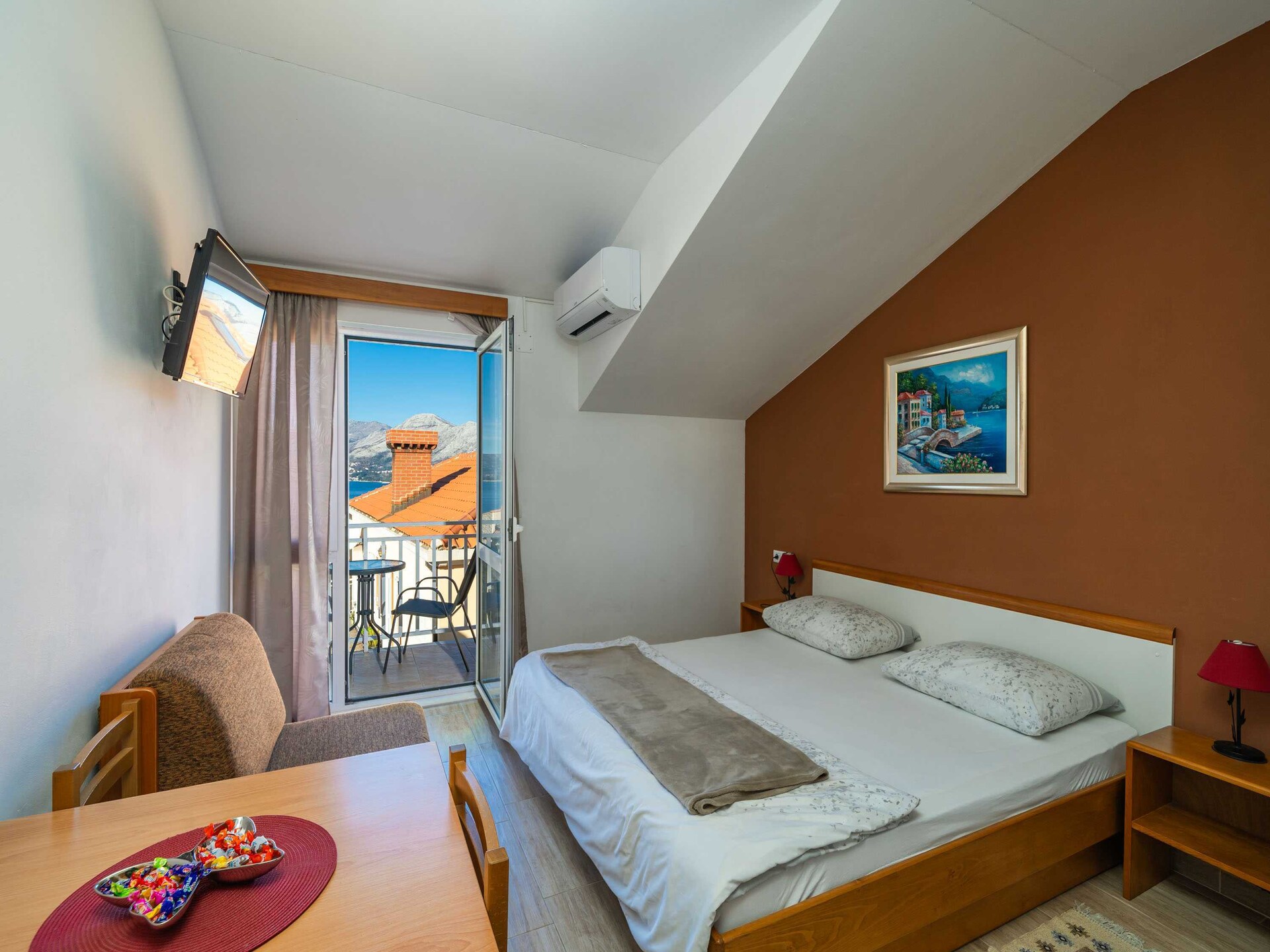 Op 700 m van het strand: Studio met zeezicht in Cavtat - foto 17