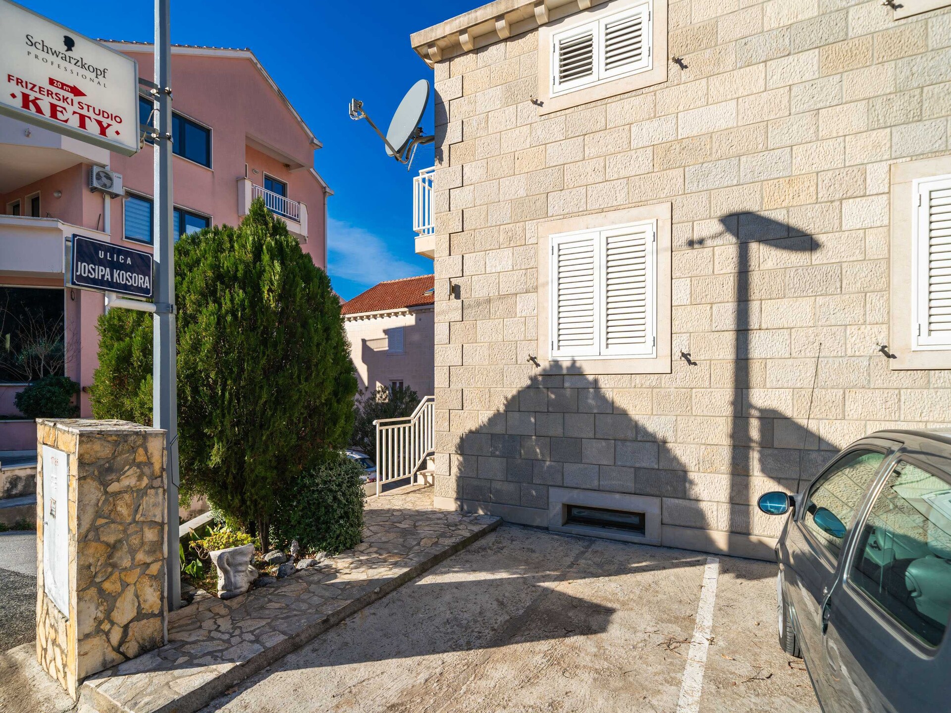 Op 700 m van het strand: Studio met zeezicht in Cavtat - foto 13