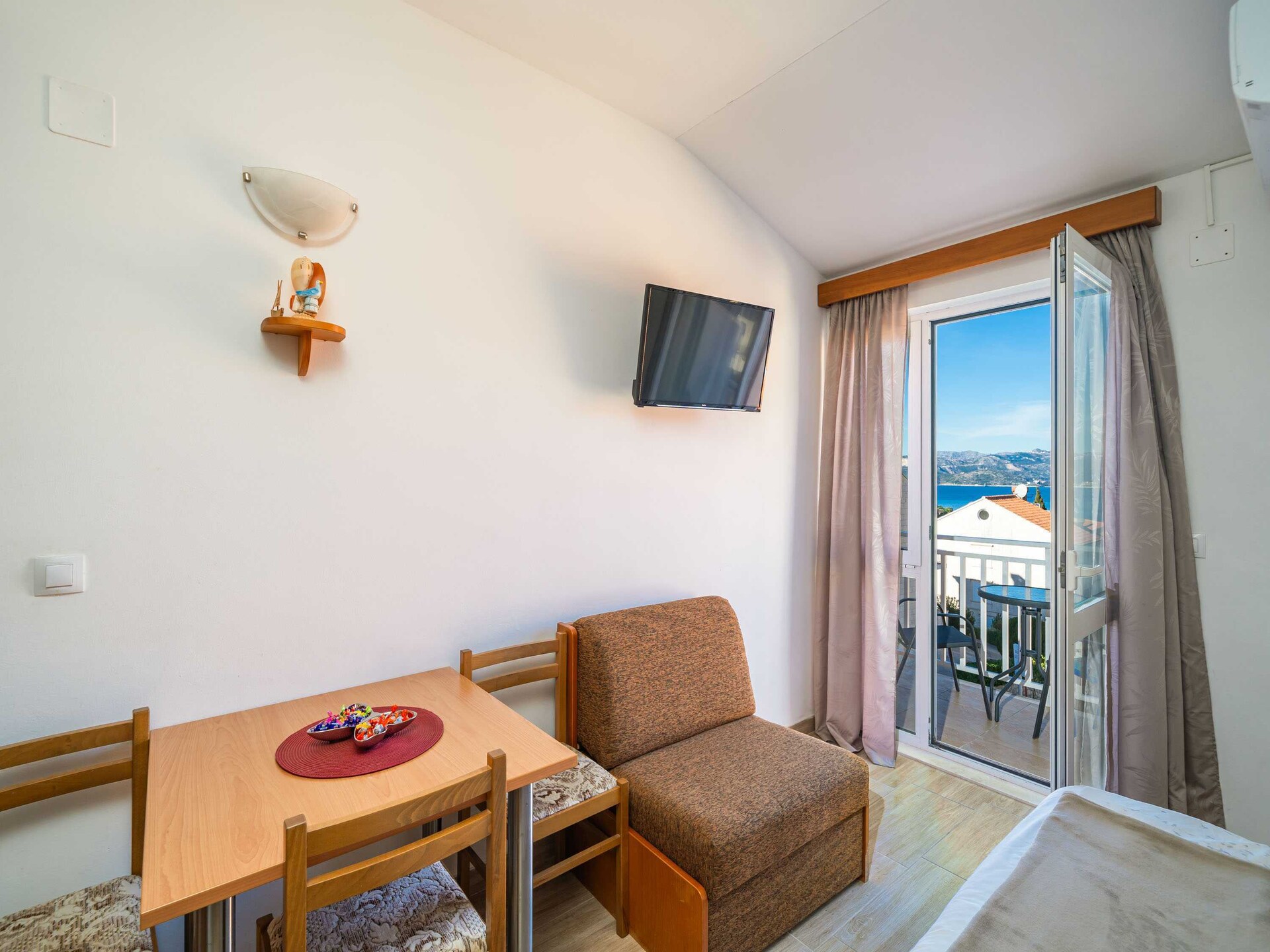 Op 700 m van het strand: Studio met zeezicht in Cavtat - foto 7