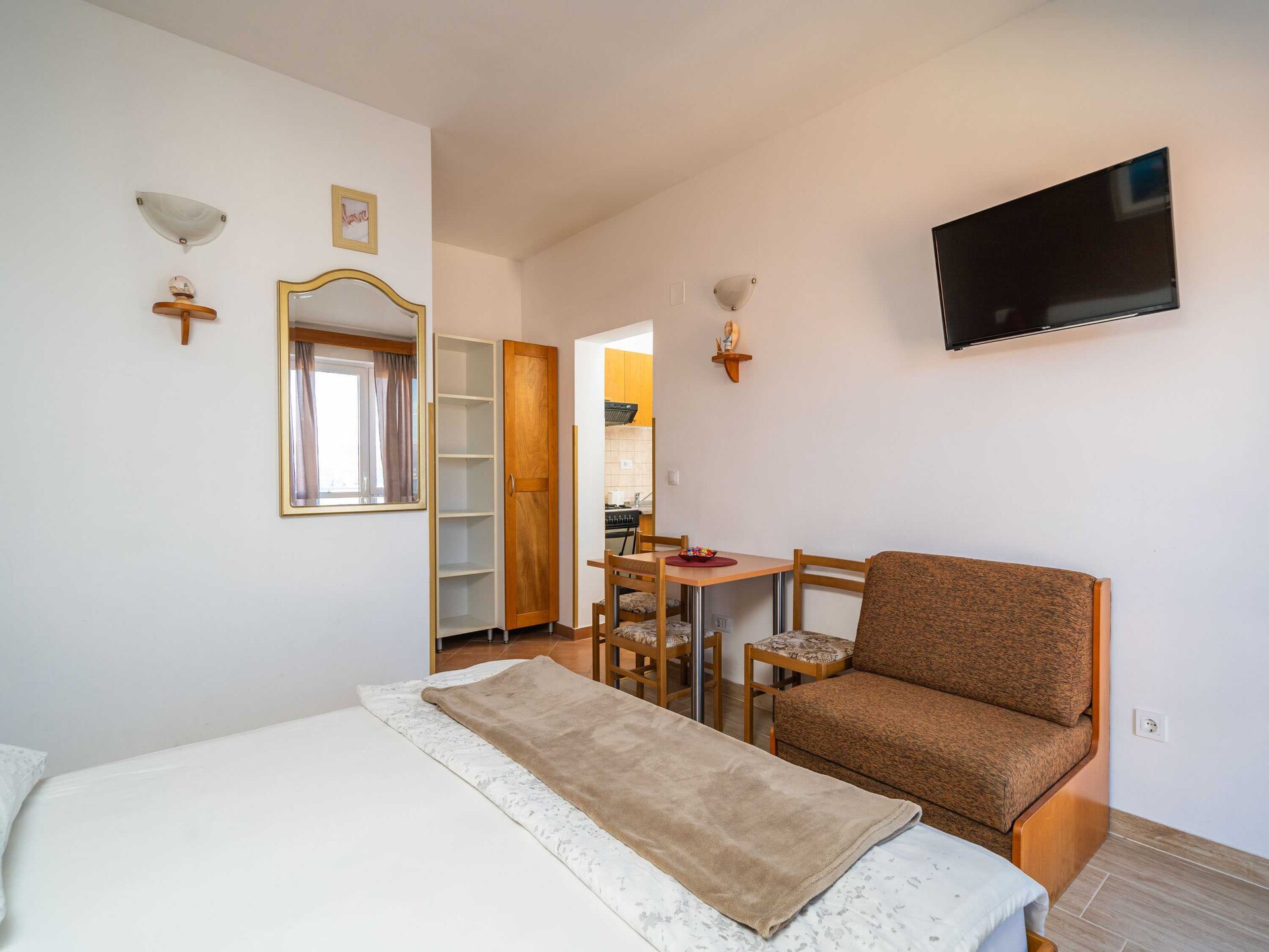 Op 700 m van het strand: Studio met zeezicht in Cavtat - foto 5