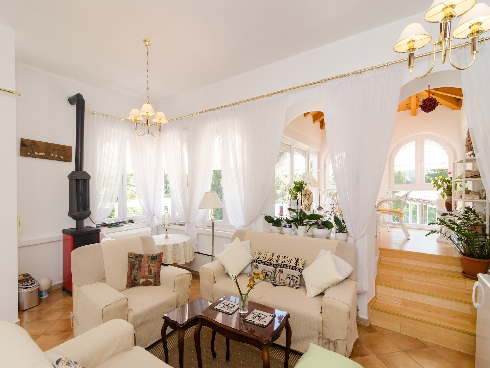 Villa Gemma: Ruime villa met privézwembad en zeezicht in Mlini - foto 2