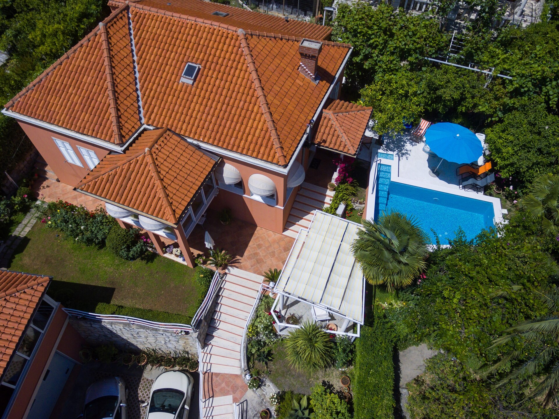 Villa Gemma: Ruime villa met privézwembad en zeezicht in Mlini - foto 29