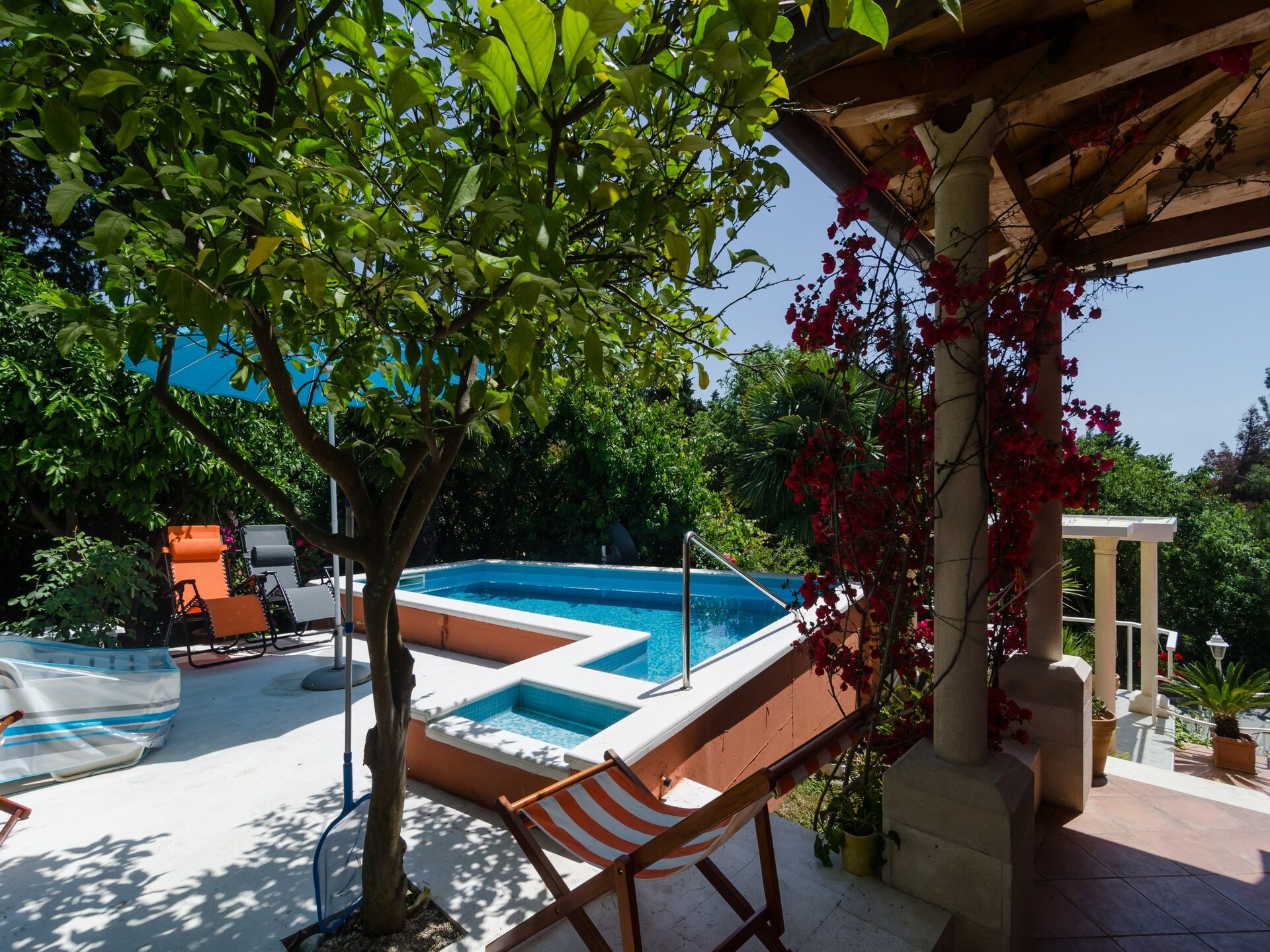 Villa Gemma: Ruime villa met privézwembad en zeezicht in Mlini - foto 32