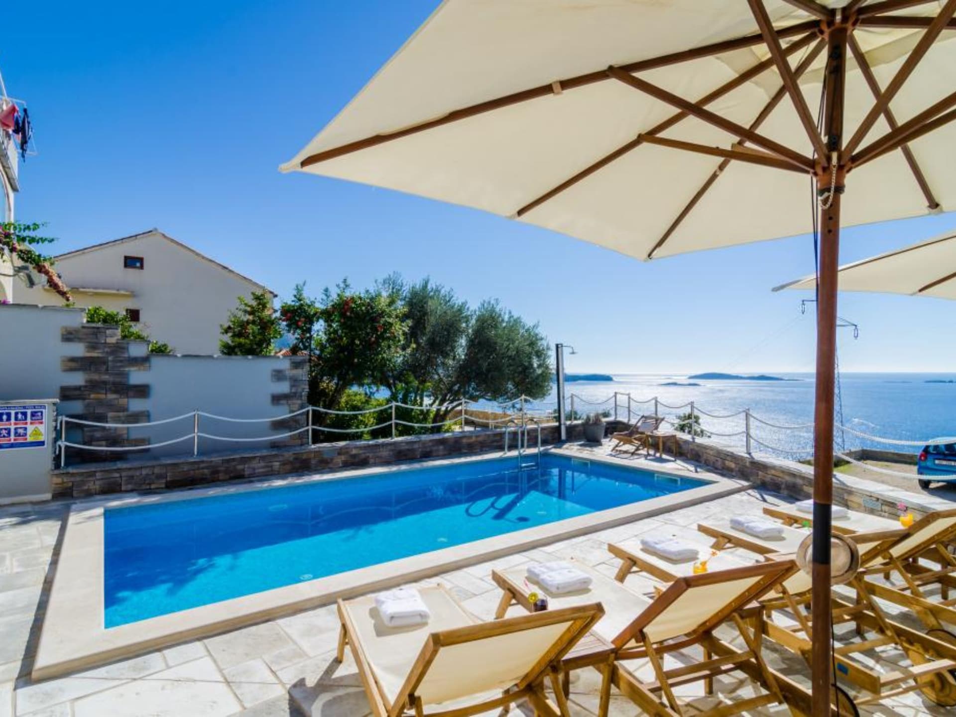 Villa Capitano: 2-kamer appartement met zeezicht in Mlini, Kroatië - foto 17