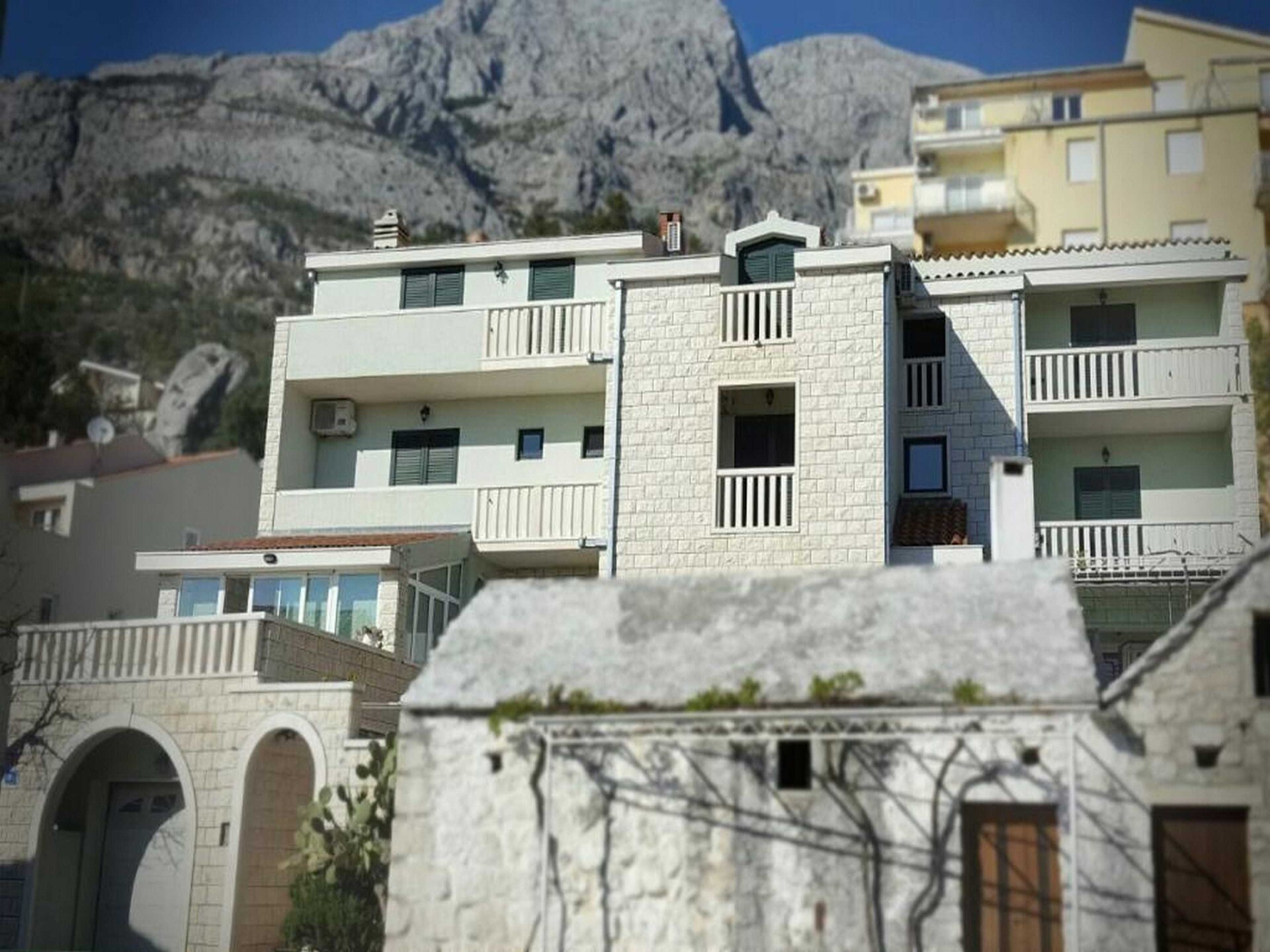 2-persoons studio met zeezicht direct aan het strand in Baška Voda · 2 pers. - foto 10