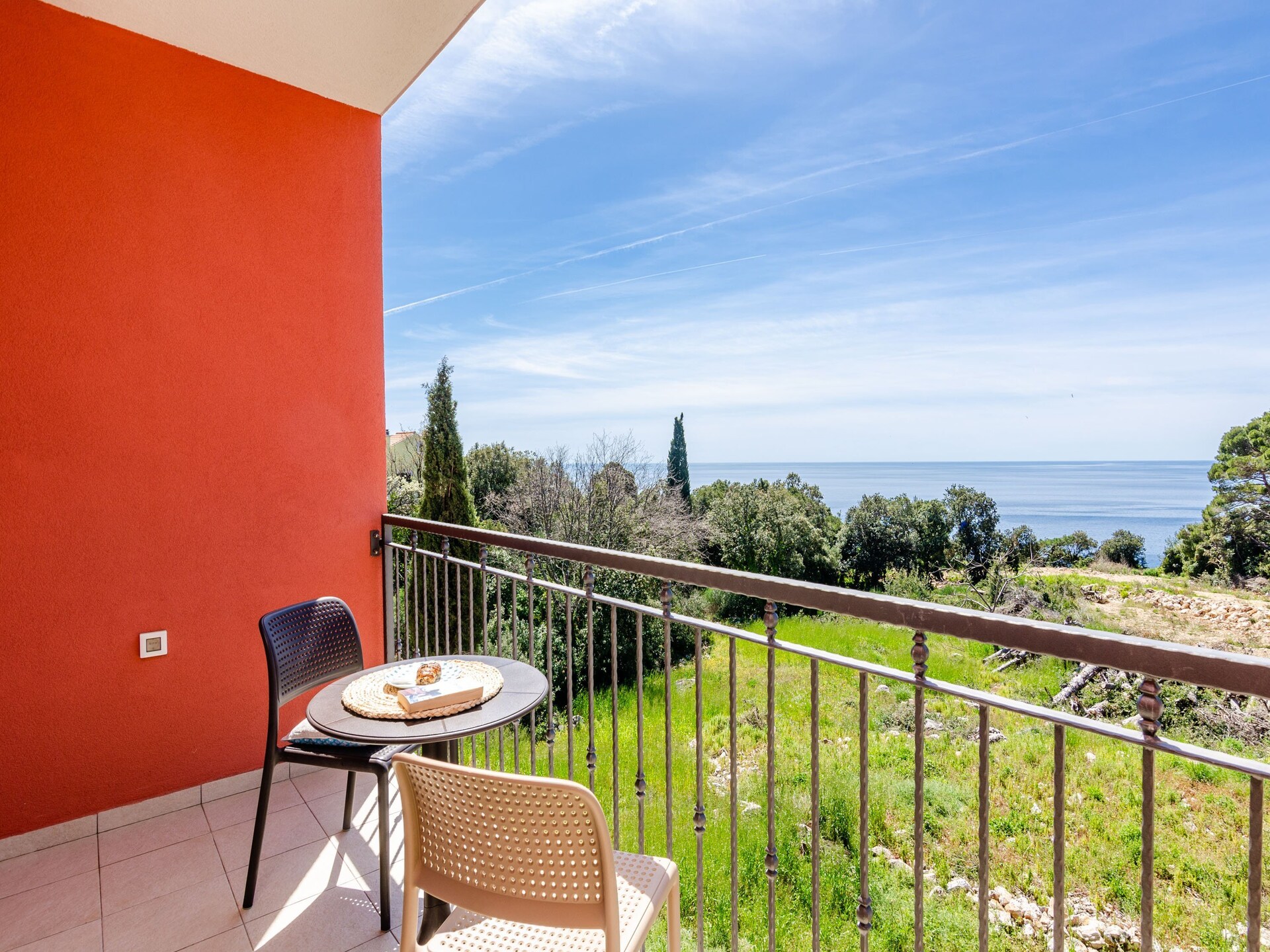 Studio No.7 met zeezicht en balkon in Cavtat, 600m van het strand - foto 9
