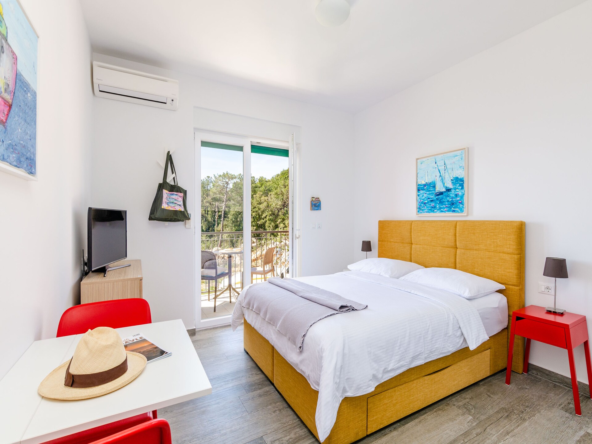 Studio No.7 met zeezicht en balkon in Cavtat, 600m van het strand - foto 6