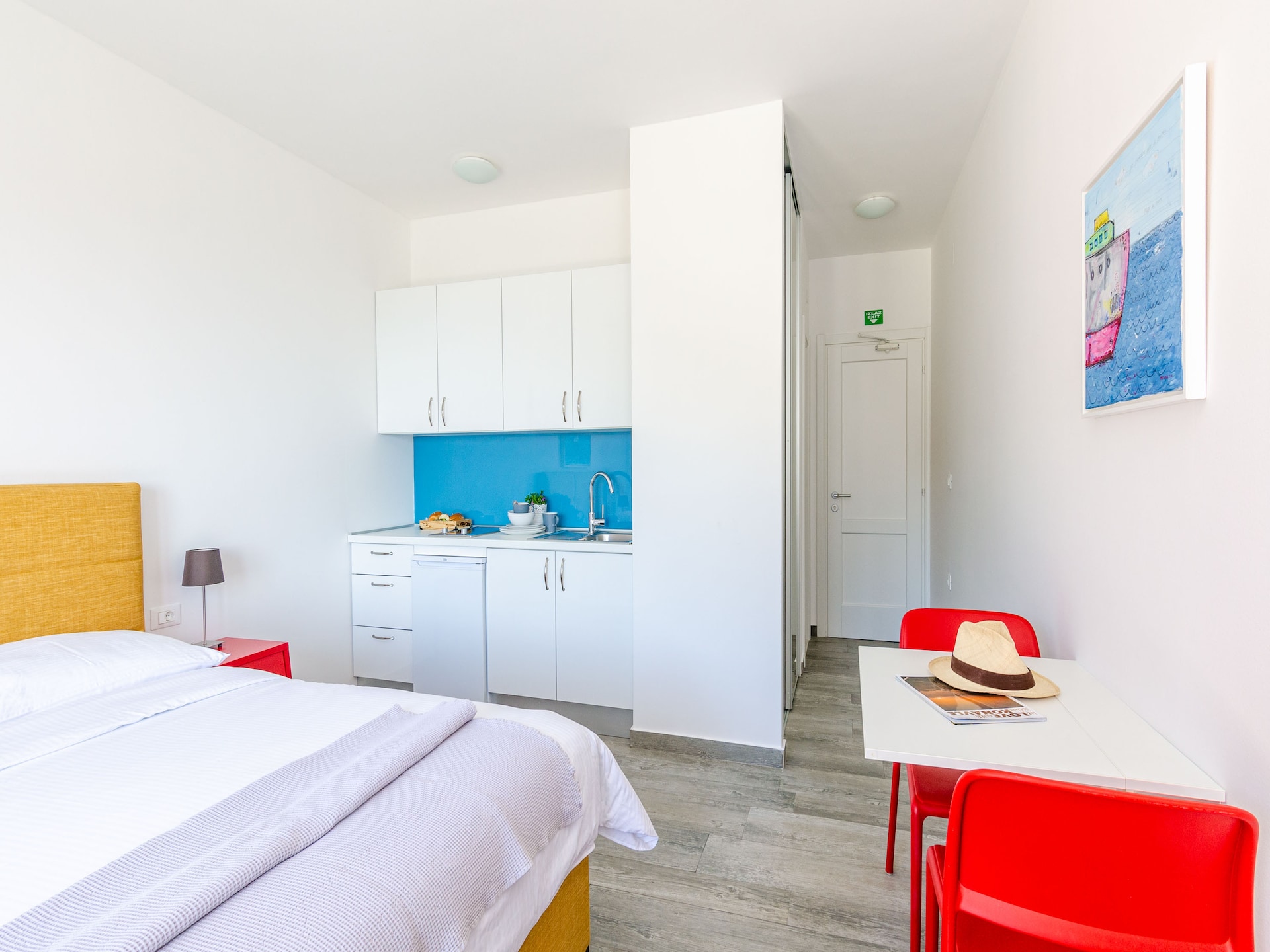 Studio No.7 met zeezicht en balkon in Cavtat, 600m van het strand - foto 4
