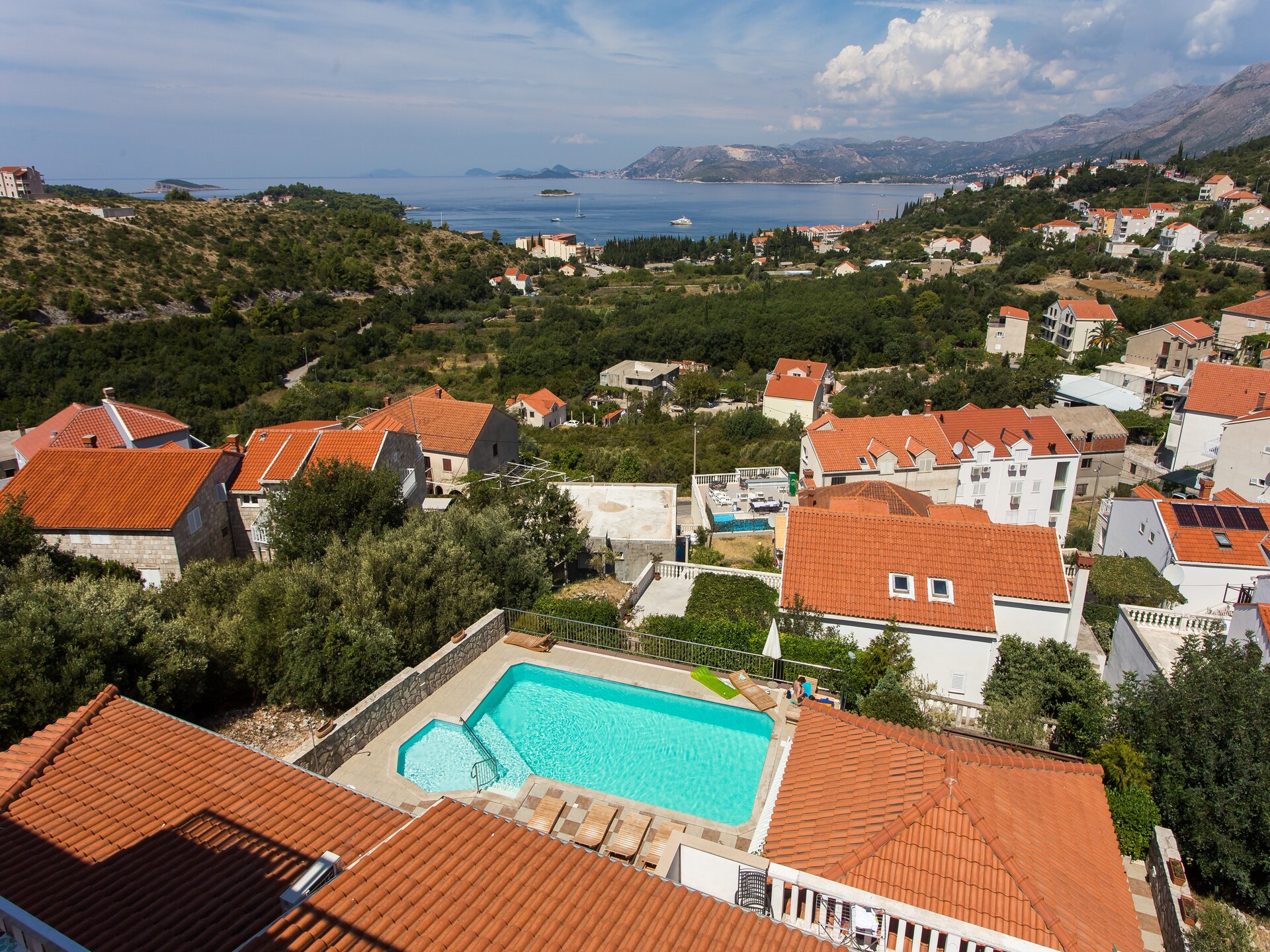Appartement met balkon en zeezicht nabij Cavtat, zwembad en sauna - foto 25