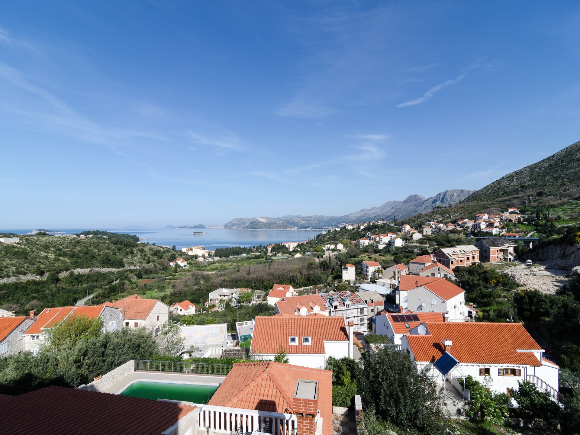 Appartement met balkon en zeezicht nabij Cavtat, zwembad en sauna - foto 32