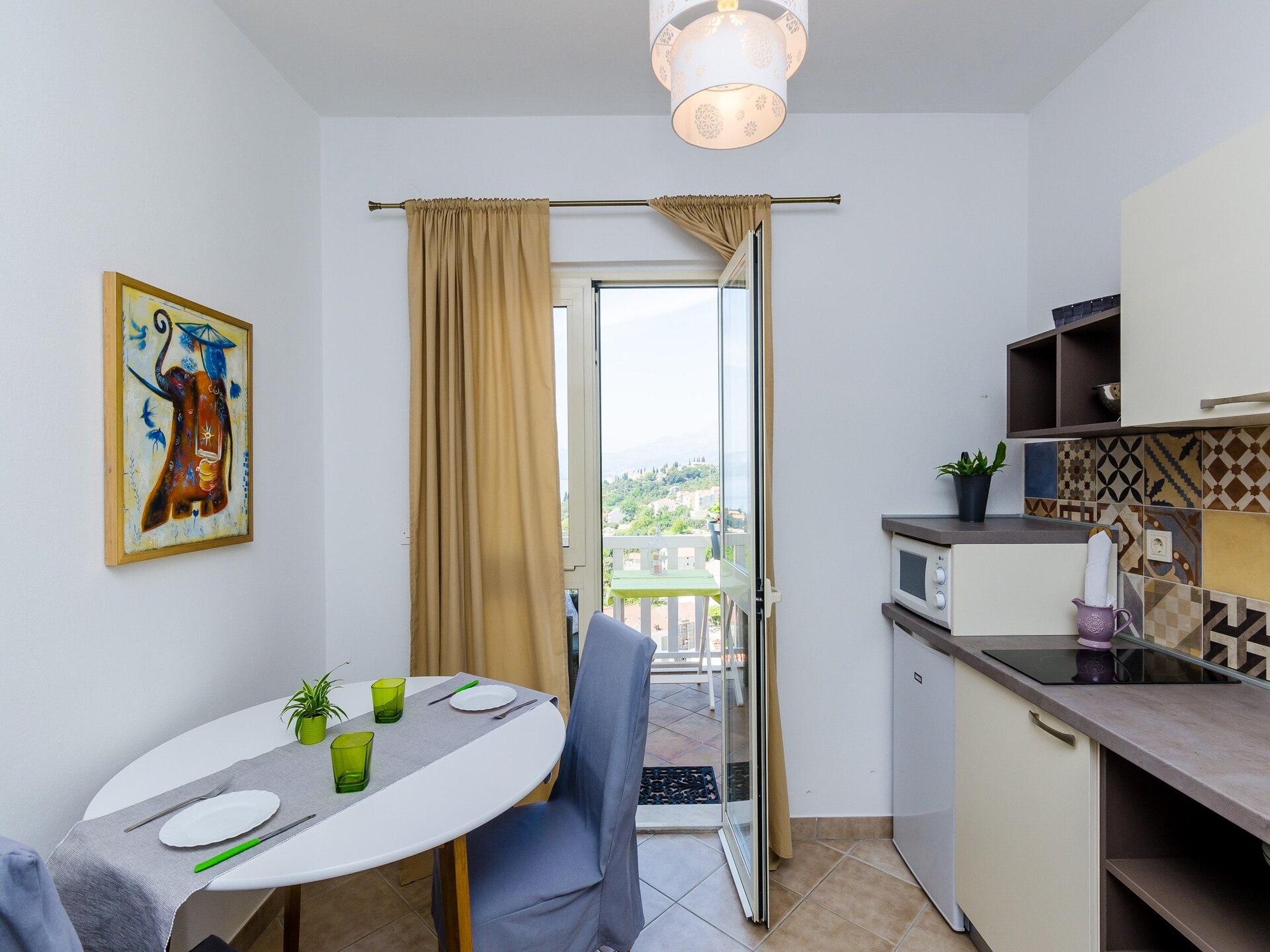 Appartement met balkon en zeezicht nabij Cavtat, zwembad en sauna - foto 4