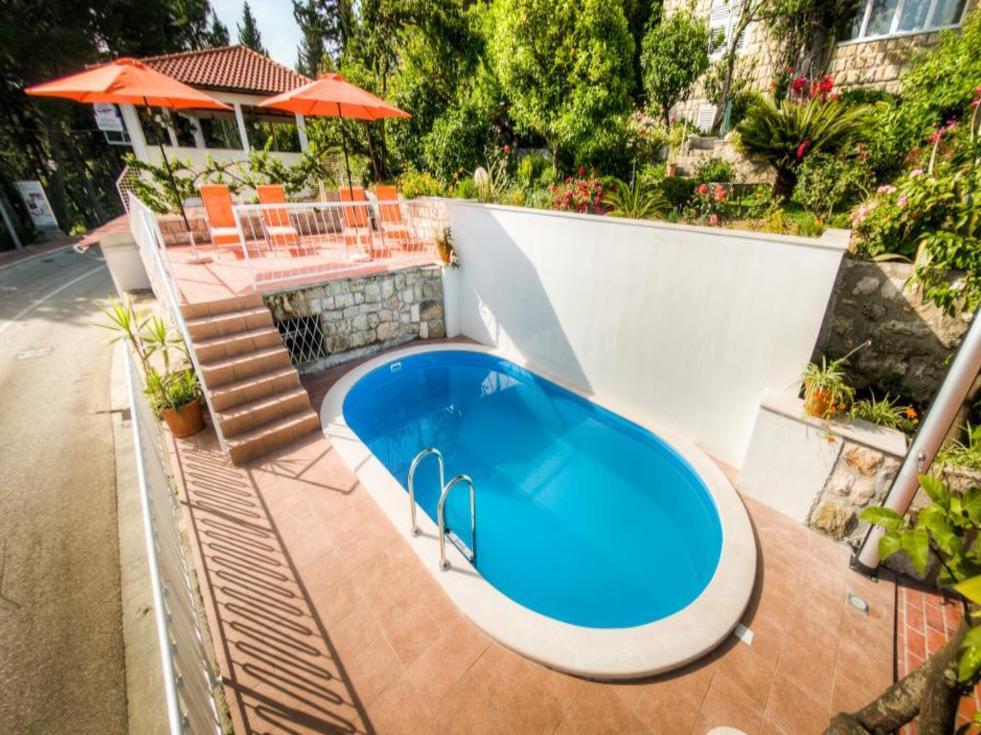 Knusse tweepersoonskamer met tuinzicht bij Dubrovnik - foto 1