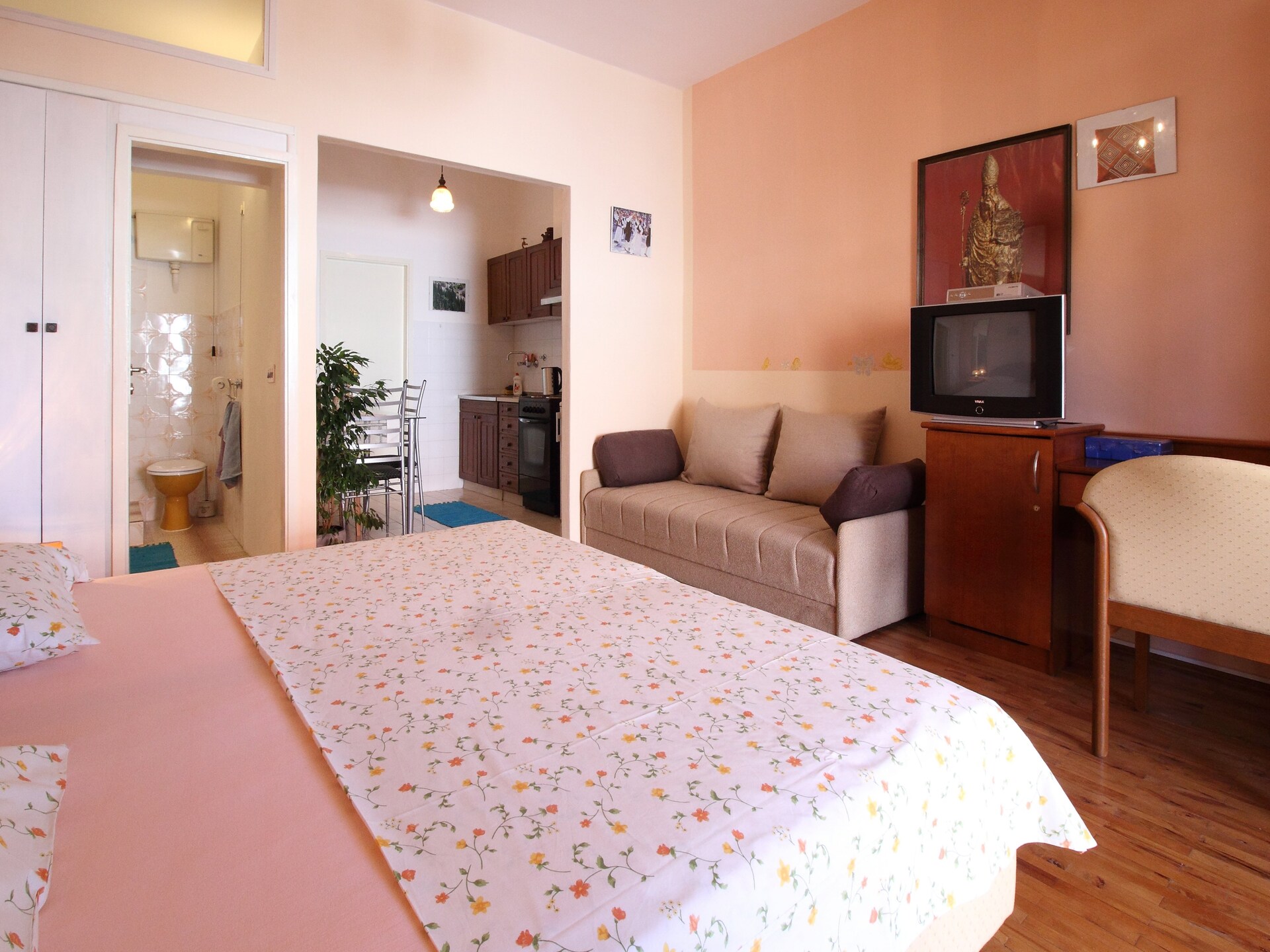 Comfort Studio met Patio & Tuinzicht op 600m van Strand in Cavtat - foto 5