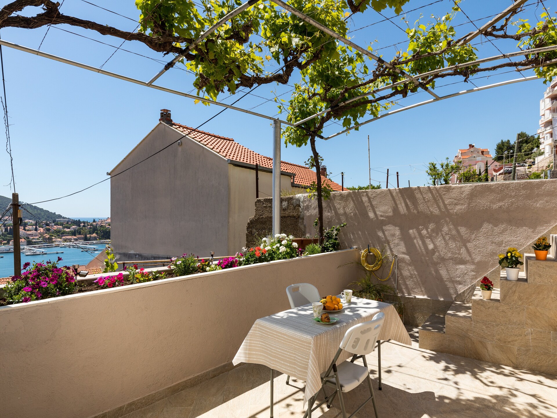 Sfeervol studio-appartement met terras en zeezicht in Dubrovnik - foto 15