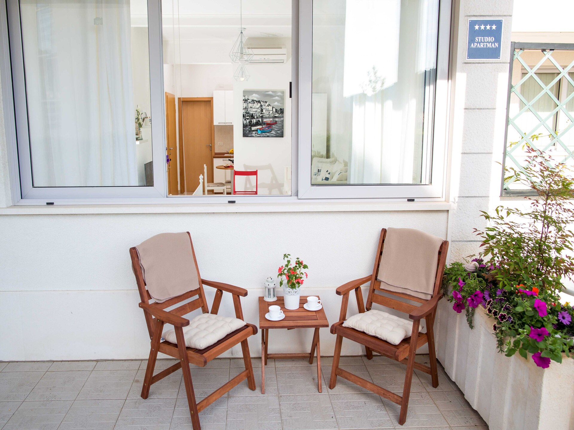 Knusse studio met zeezicht en terras nabij haven Dubrovnik - foto 33
