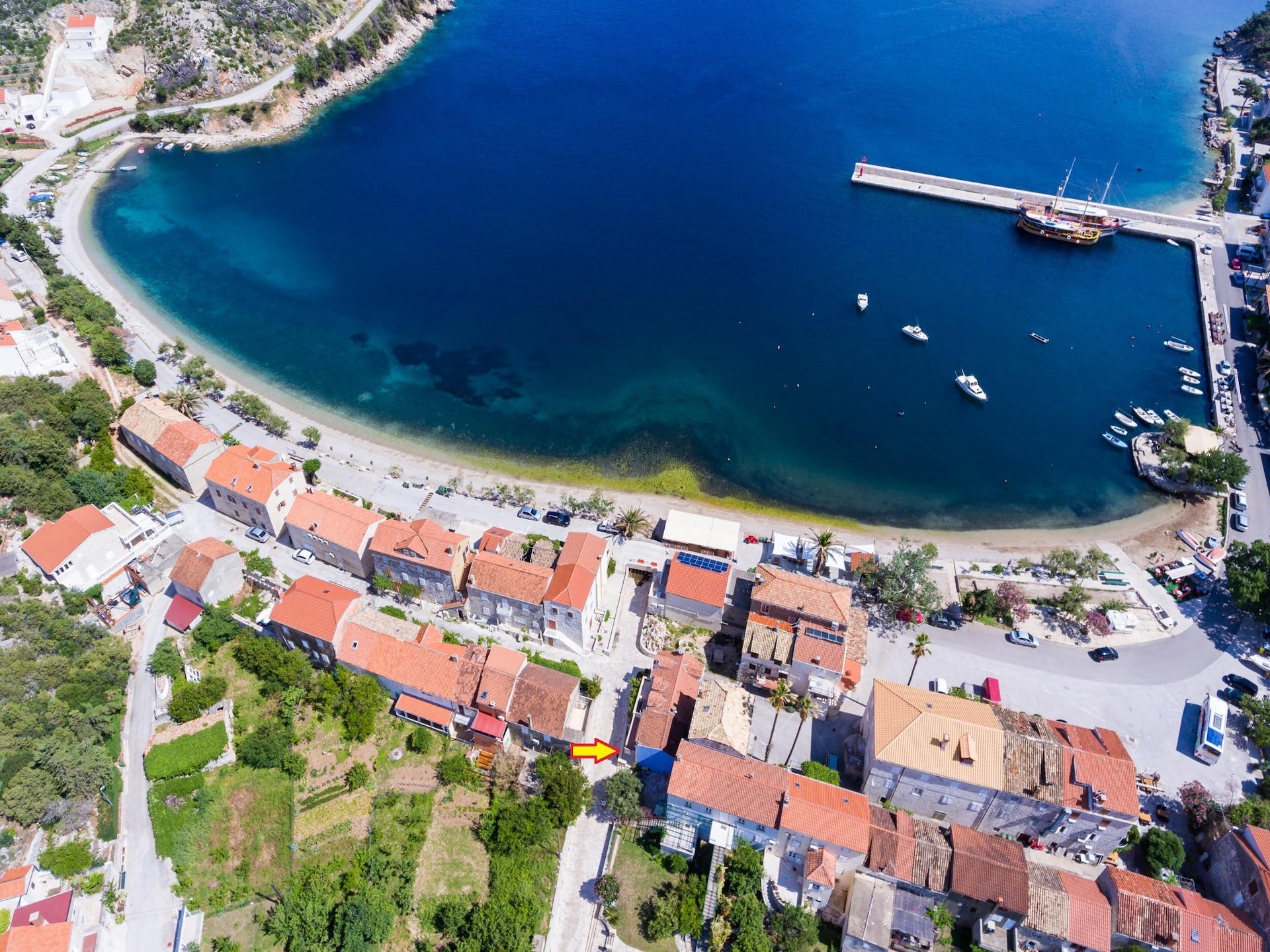 Vakantiehuis Jasenka in Trstenik: Rust en zijzicht op zee - foto 33