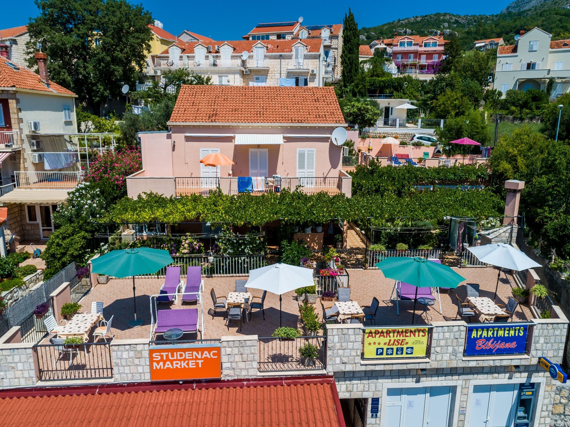 Premium studio met terras en zeezicht op loopafstand van het strand in Mlini - foto 12