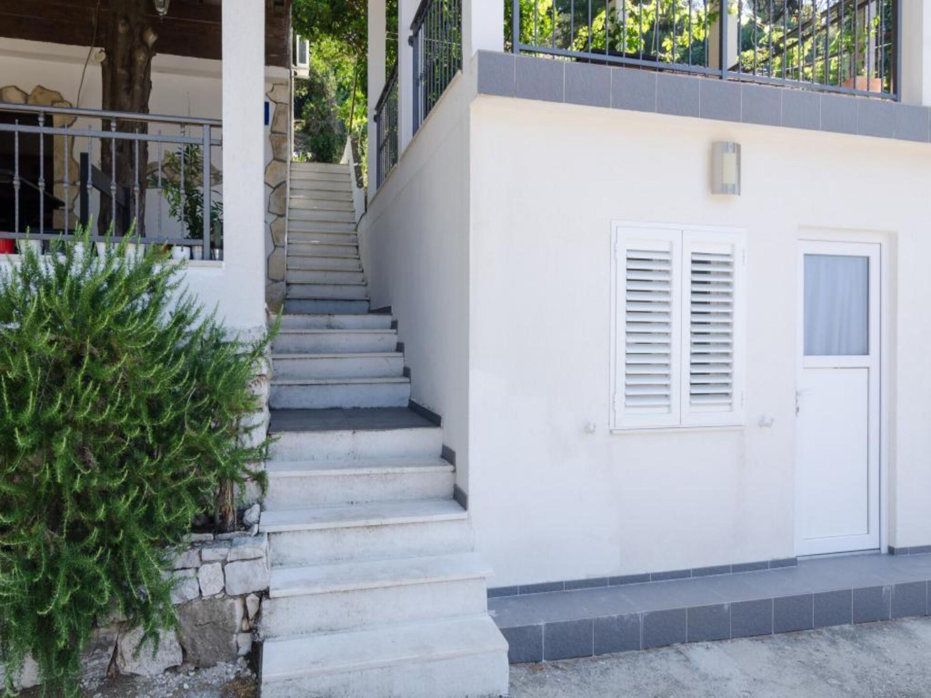 Studio aan zee op Mljet: gedeeld terras en uitzicht op de Adriatische Zee - foto 4