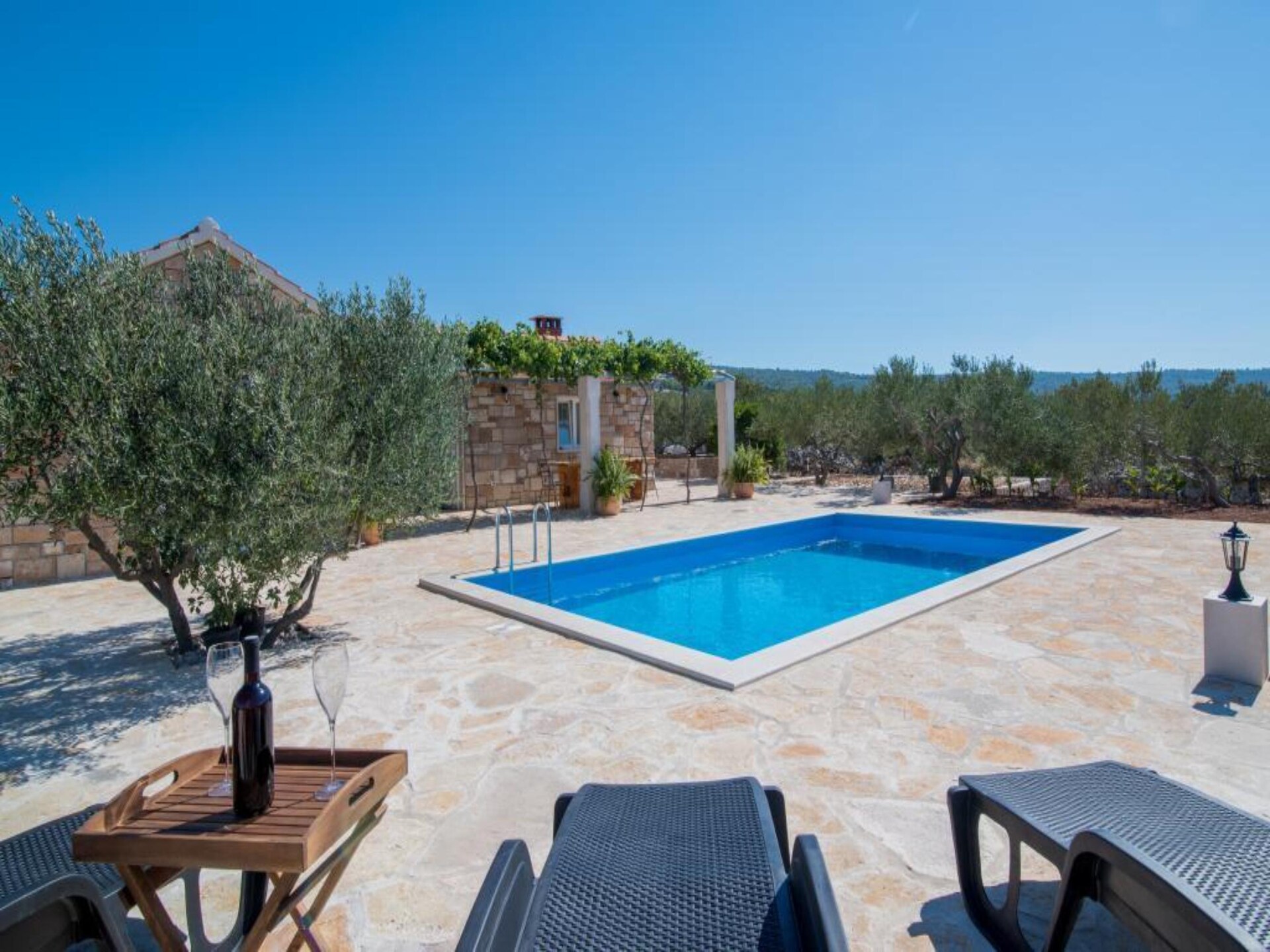 6-persoons villa met privézwembad in Supetar, Brač - foto 4