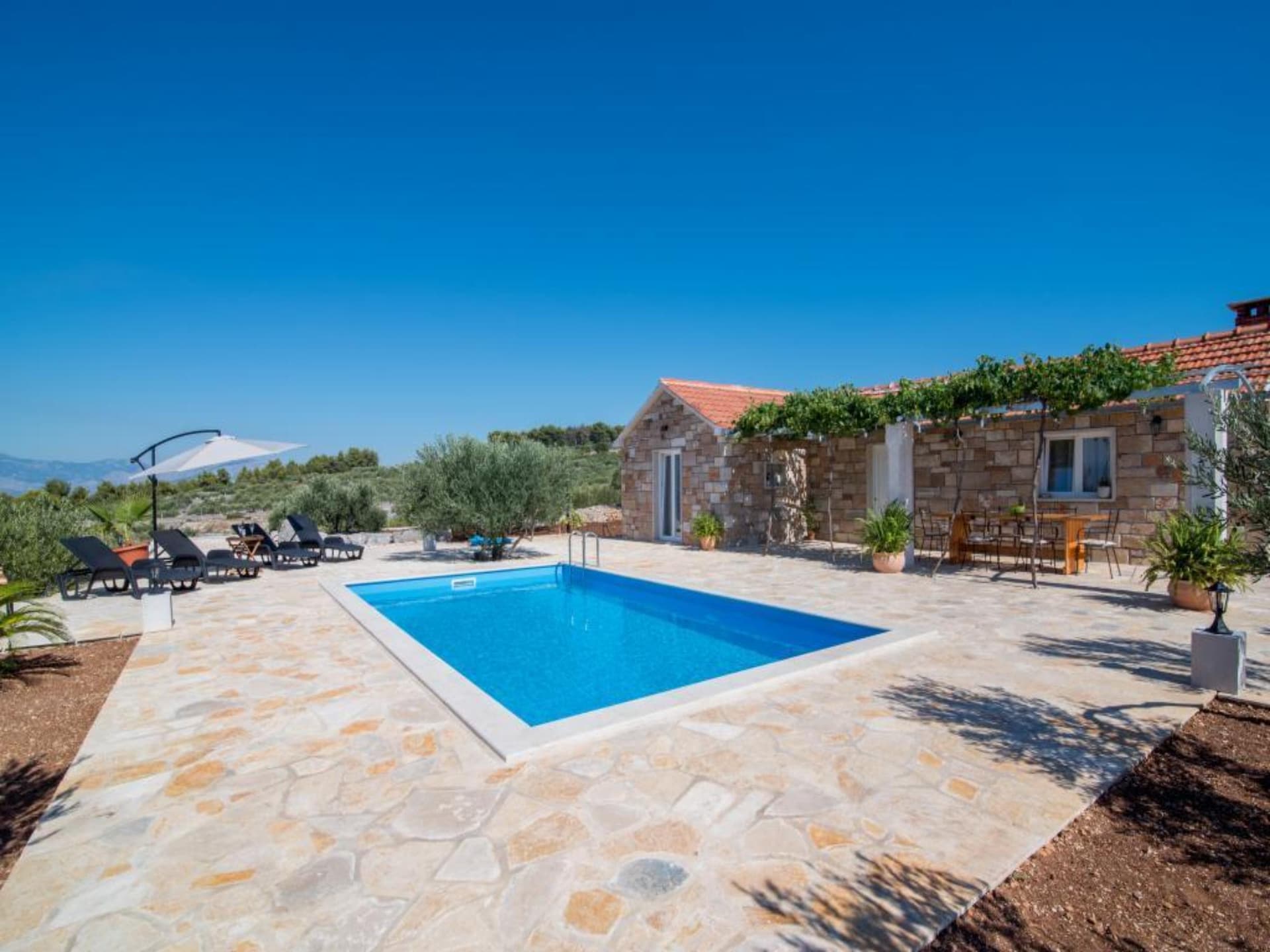 6-persoons villa met privézwembad in Supetar, Brač - foto 7