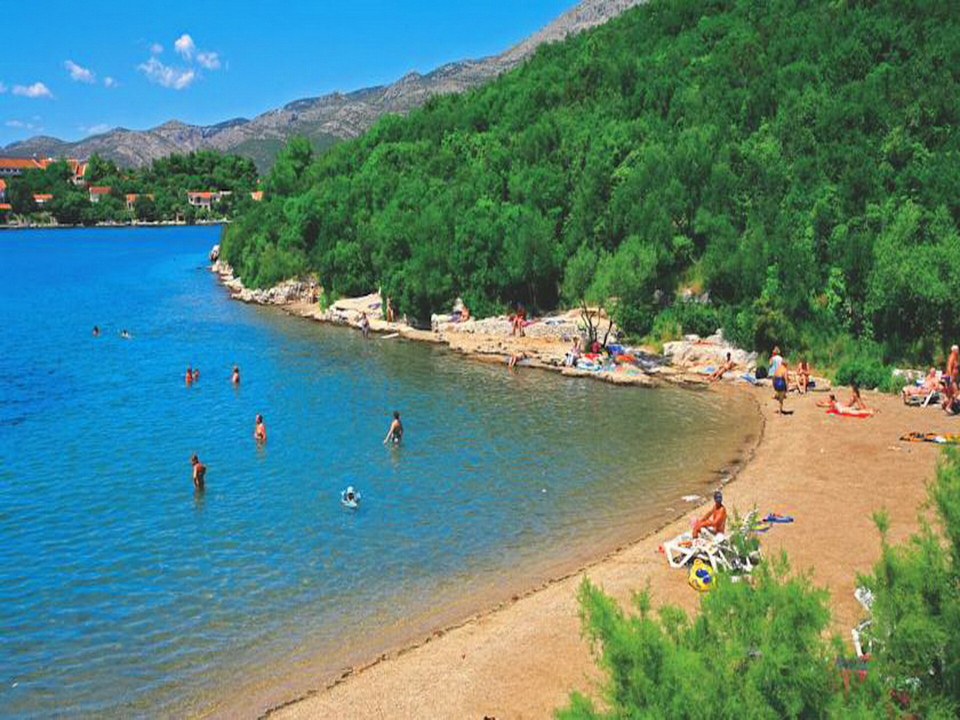 Knus appartement voor 2 met tuinterras op loopafstand van Korčula - foto 15