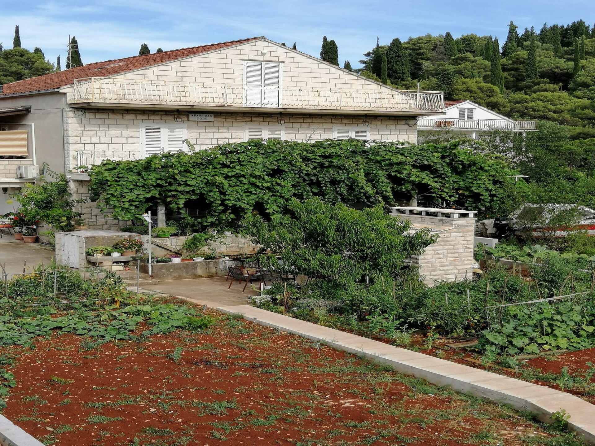 Op 700 m van zee: ruim appartement voor 4 personen in Korcula - foto 7