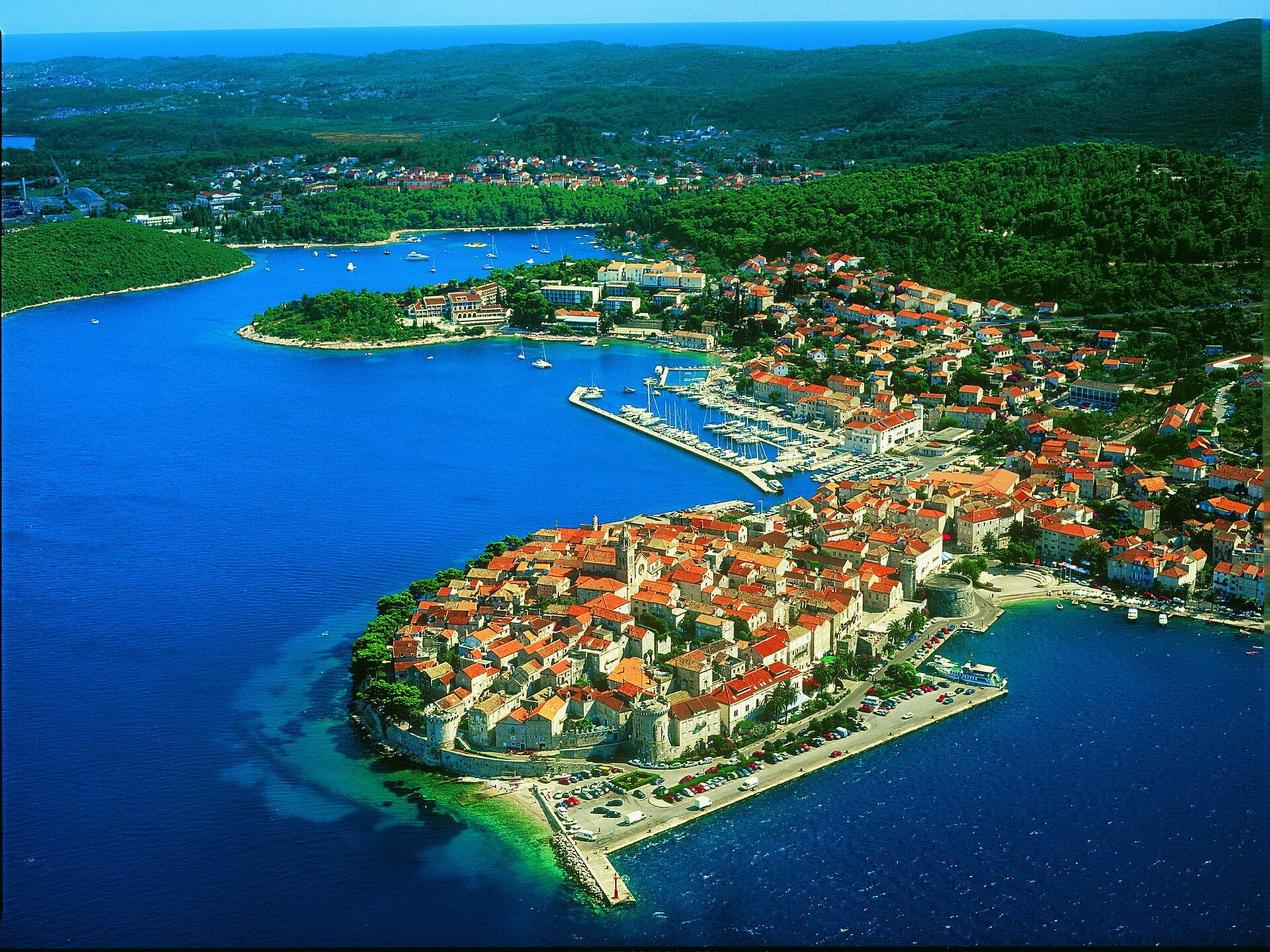 Op 700 m van zee: ruim appartement voor 4 personen in Korcula - foto 20