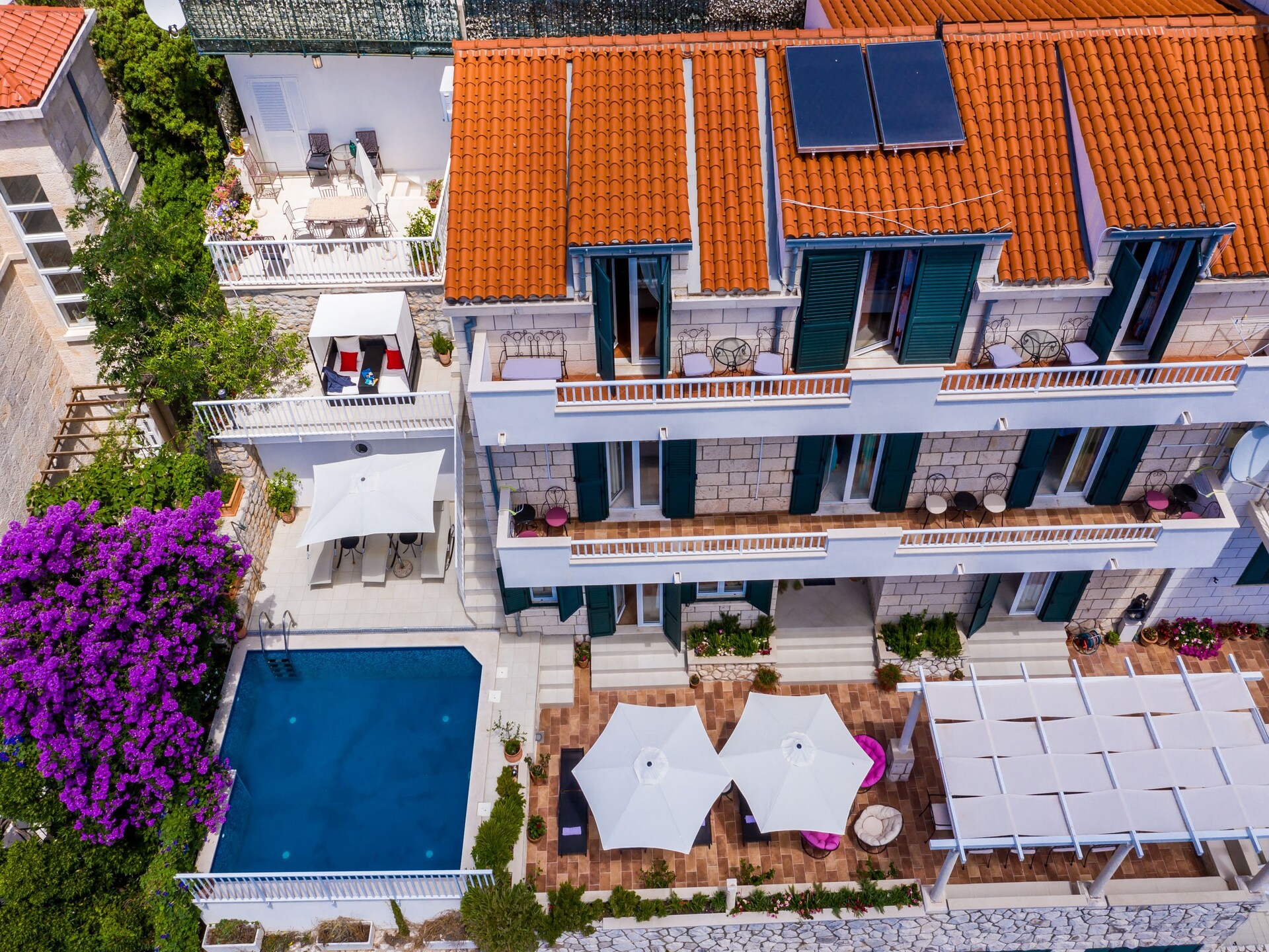 Villa Adrian: Ruim vakantiehuis met privézwembad en uitzicht op zee bij Dubrovnik - foto 45