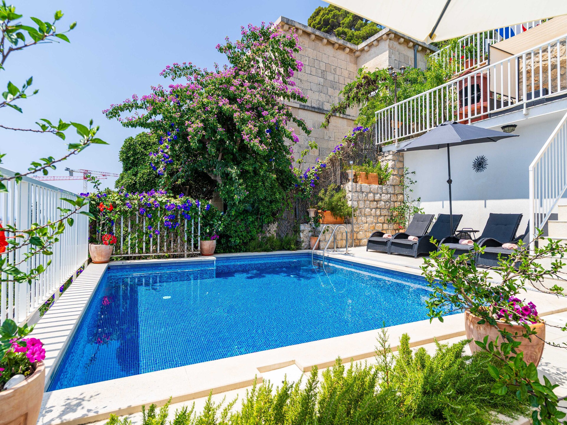 Villa Adrian: Ruim vakantiehuis met privézwembad en uitzicht op zee bij Dubrovnik - foto 83