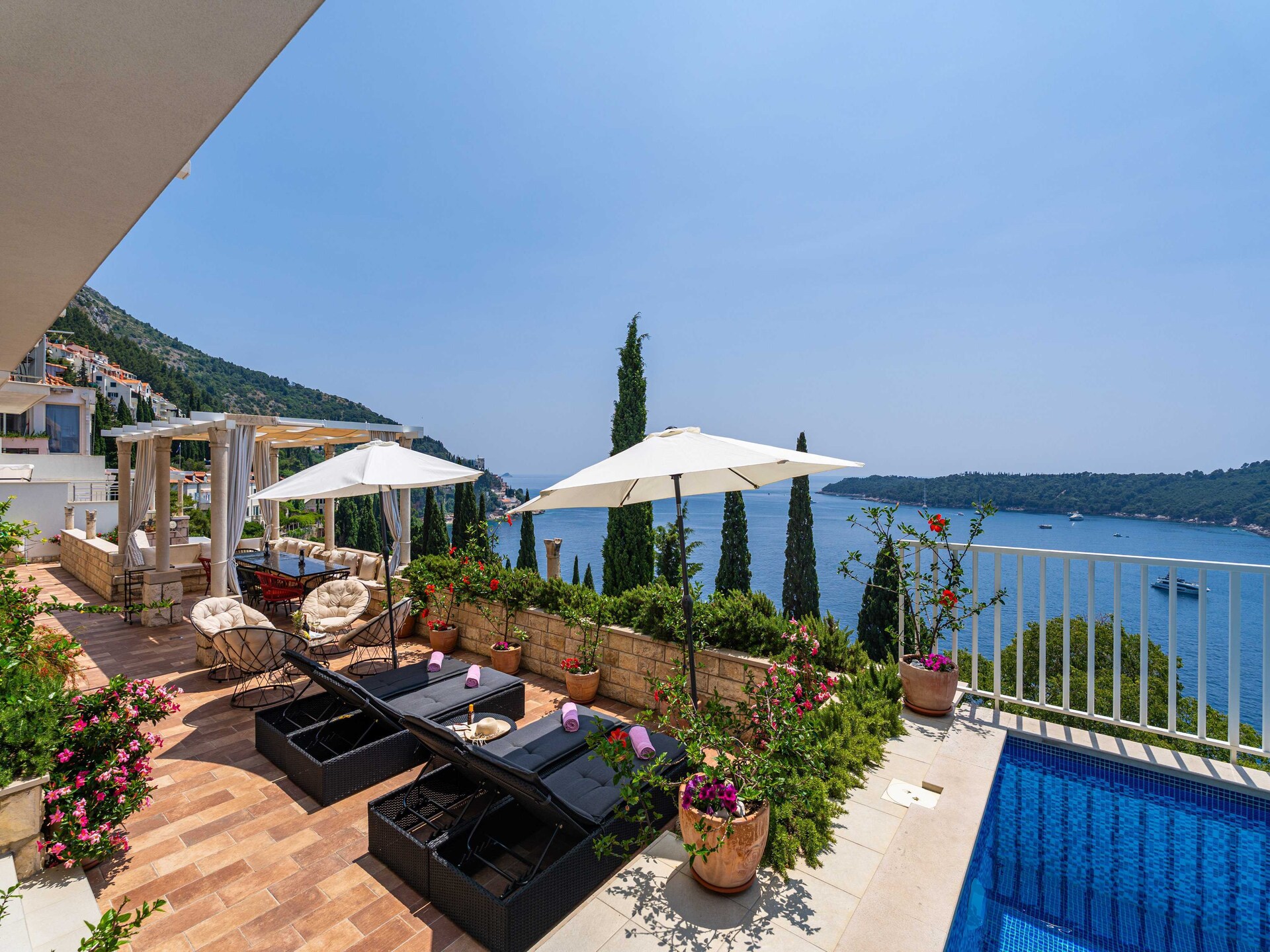 Villa Adrian: Ruim vakantiehuis met privézwembad en uitzicht op zee bij Dubrovnik - foto 84