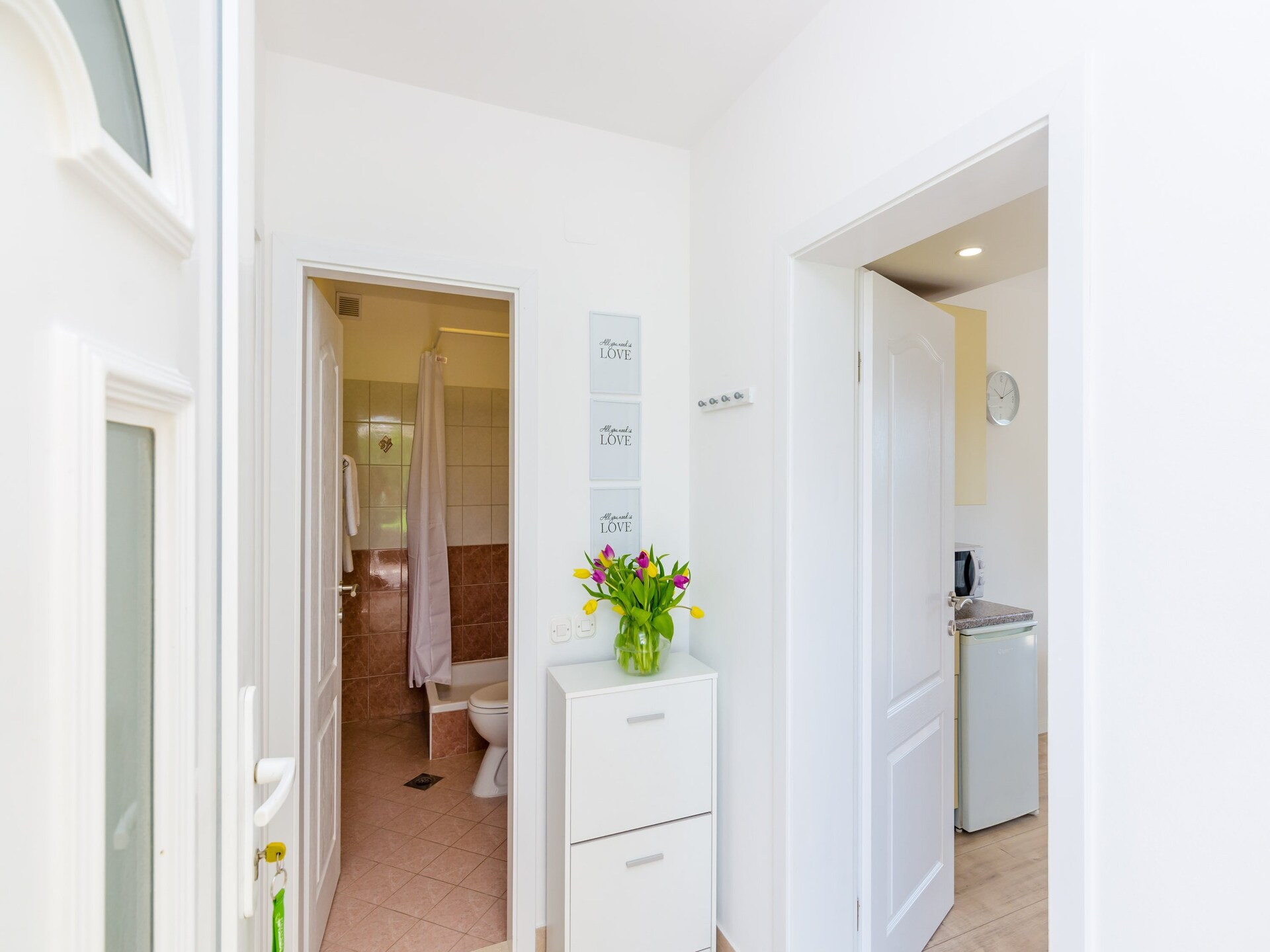 Comfortabel appartement met terras en gedeeltelijk zeezicht in Mlini - foto 19