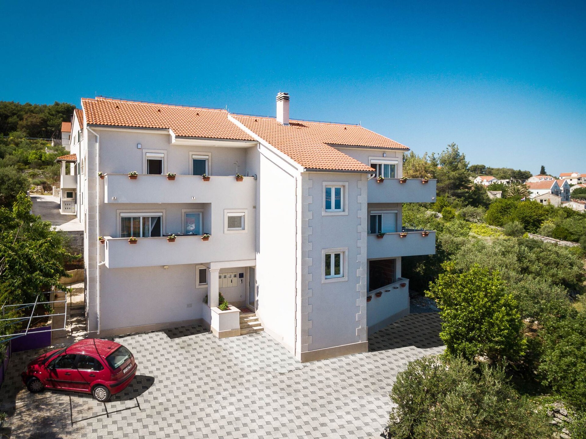 Op 500 m van het strand: Ruim appartement in Supetar voor 4 personen - foto 17