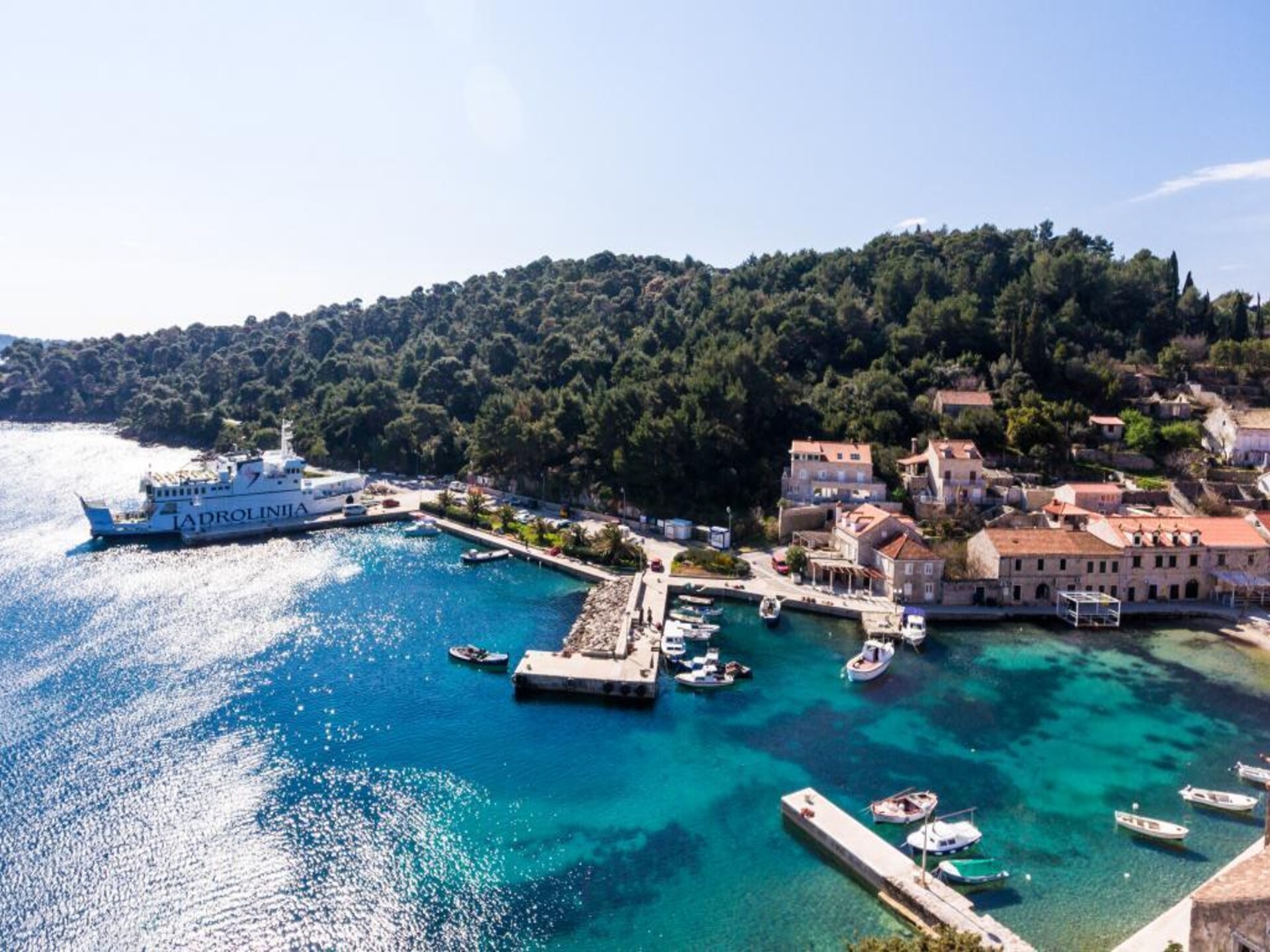 Studio met zeezicht en terras direct aan de kust van Sudurad, Šipan - foto 9