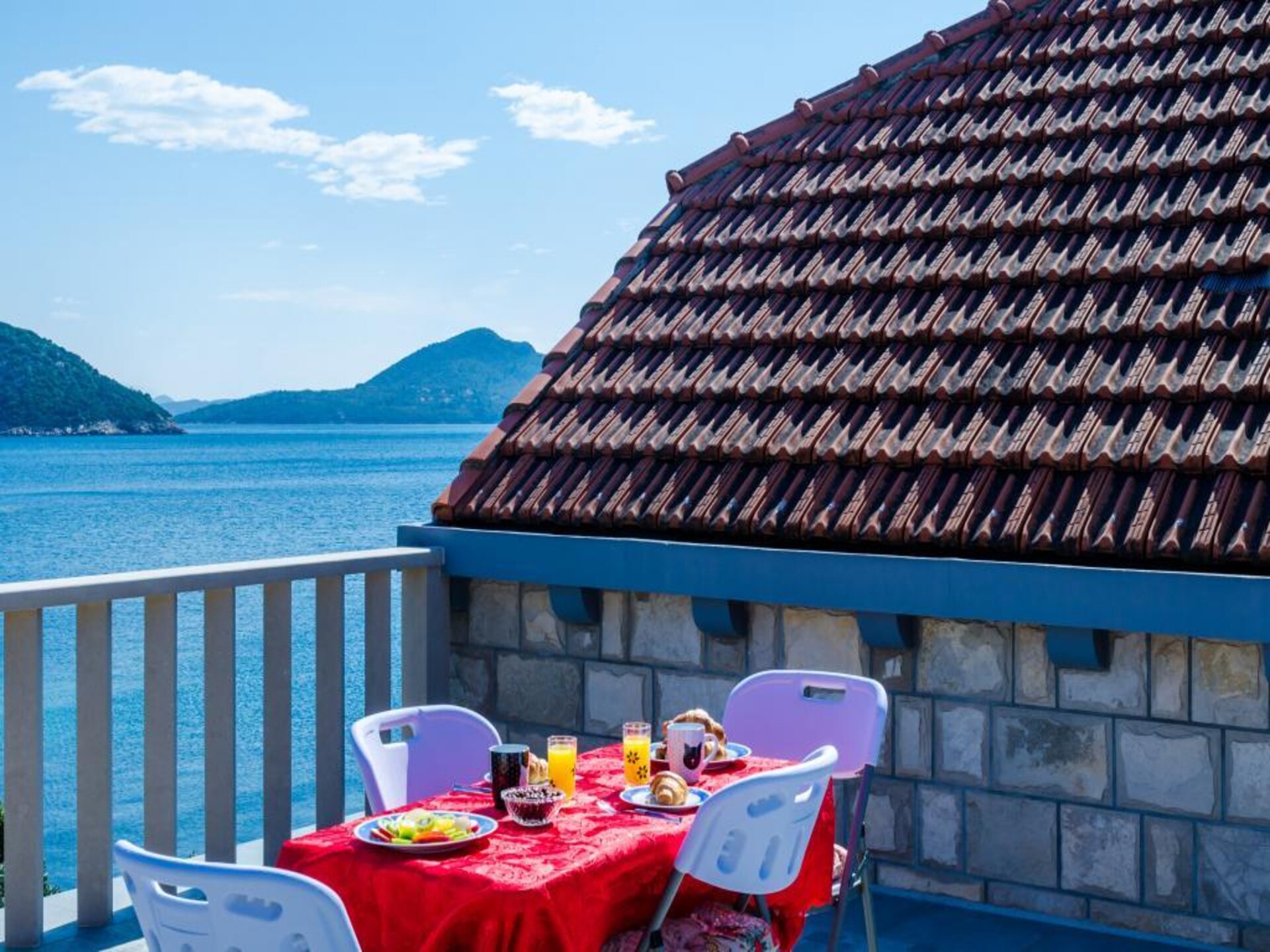 Studio met zeezicht en terras direct aan de kust van Sudurad, Šipan - foto 11
