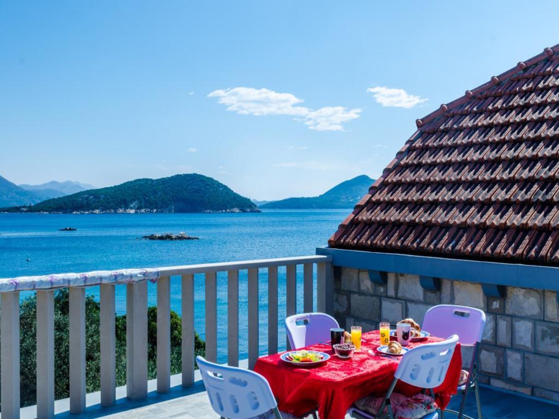 Studio met zeezicht en terras direct aan de kust van Sudurad, Šipan - foto 3