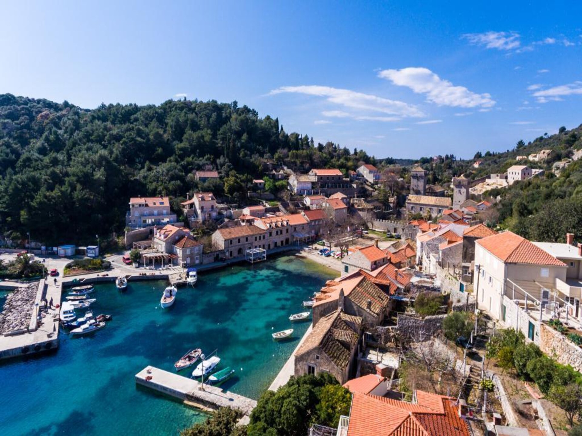 Studio met zeezicht en terras direct aan de kust van Sudurad, Šipan - foto 6