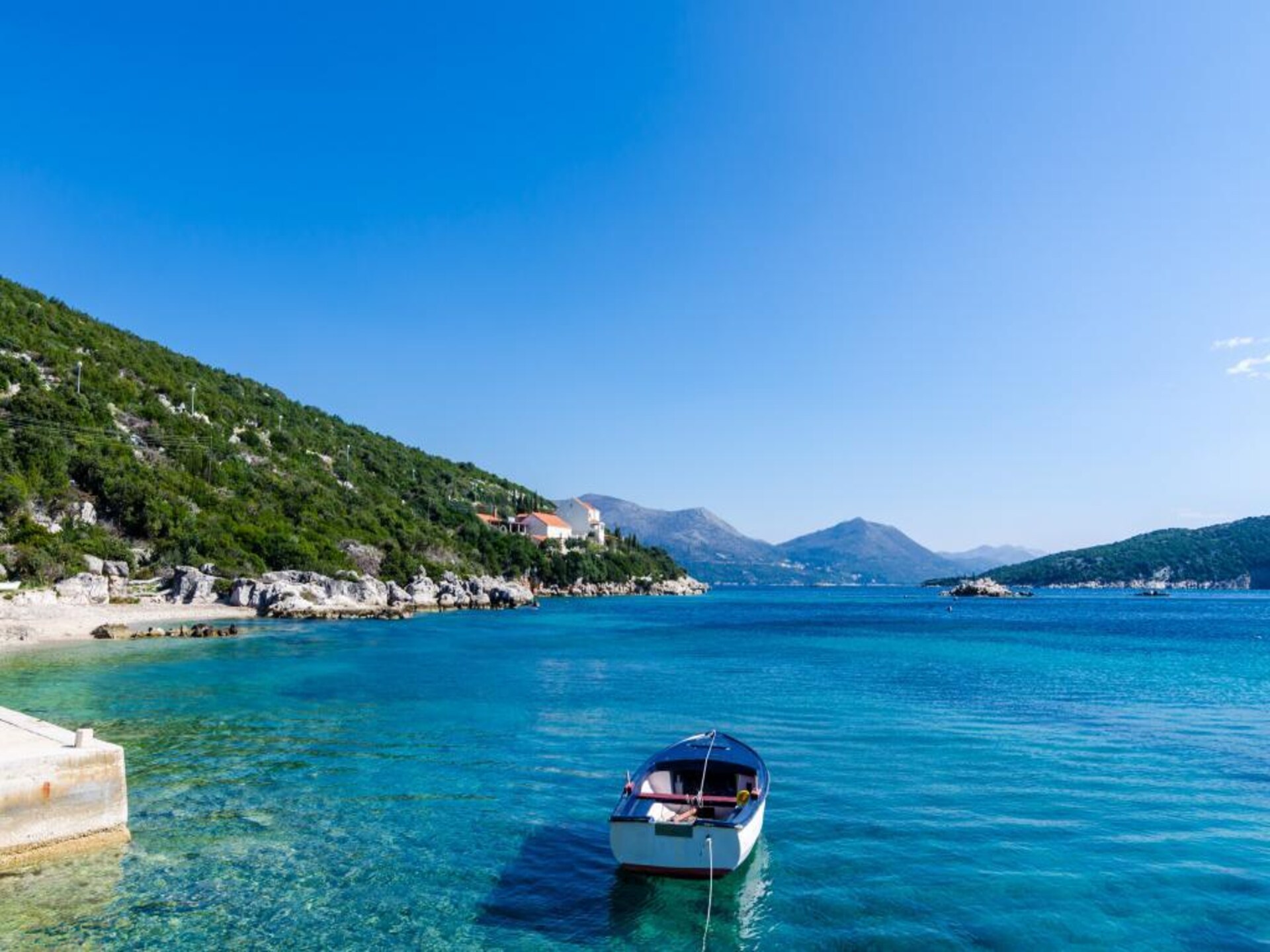 Studio met zeezicht en terras direct aan de kust van Sudurad, Šipan - foto 14