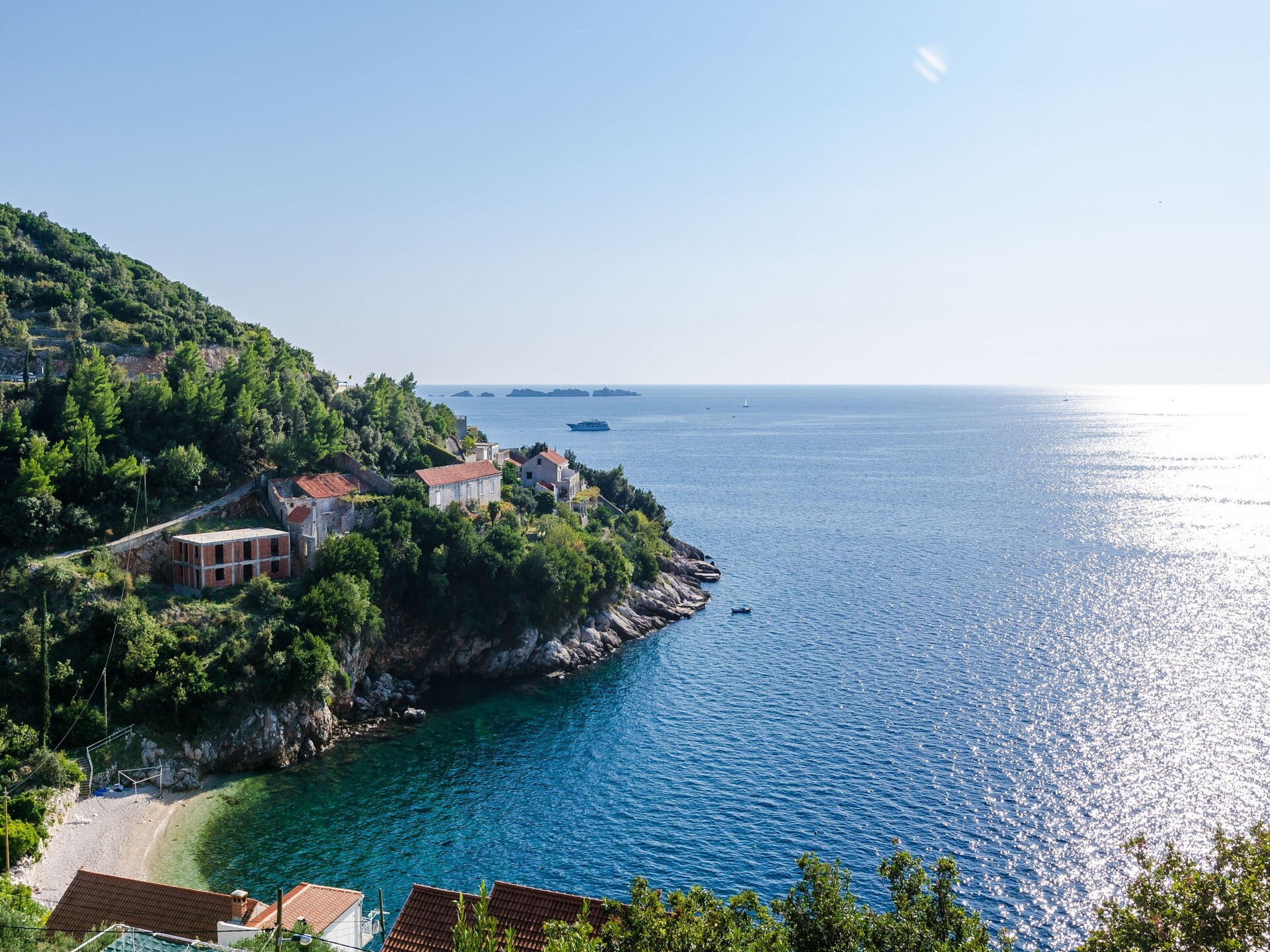 Tweekamerappartement met balkon en zeezicht aan de Adriatische kust bij Dubrovnik - foto 19