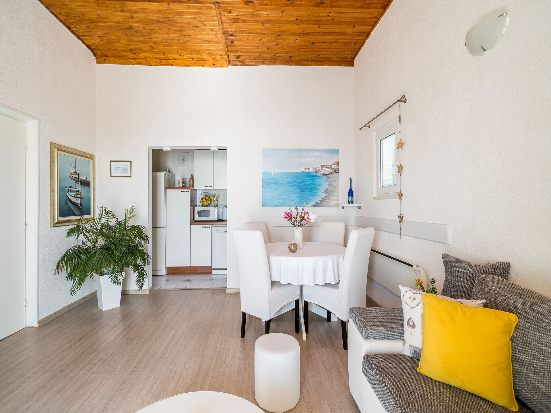 Tweekamerappartement met balkon en zeezicht aan de Adriatische kust bij Dubrovnik - foto 5