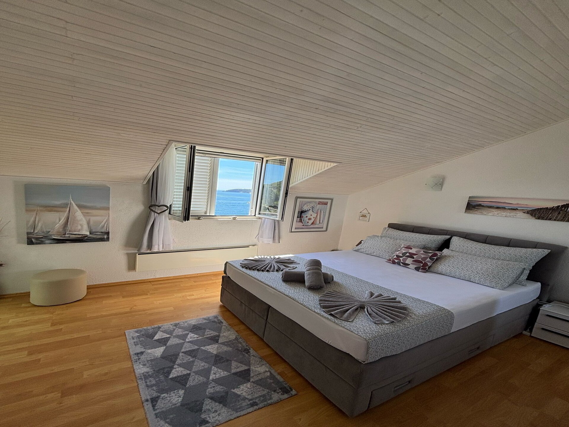 Tweekamerappartement met balkon en zeezicht aan de Adriatische kust bij Dubrovnik - foto 22