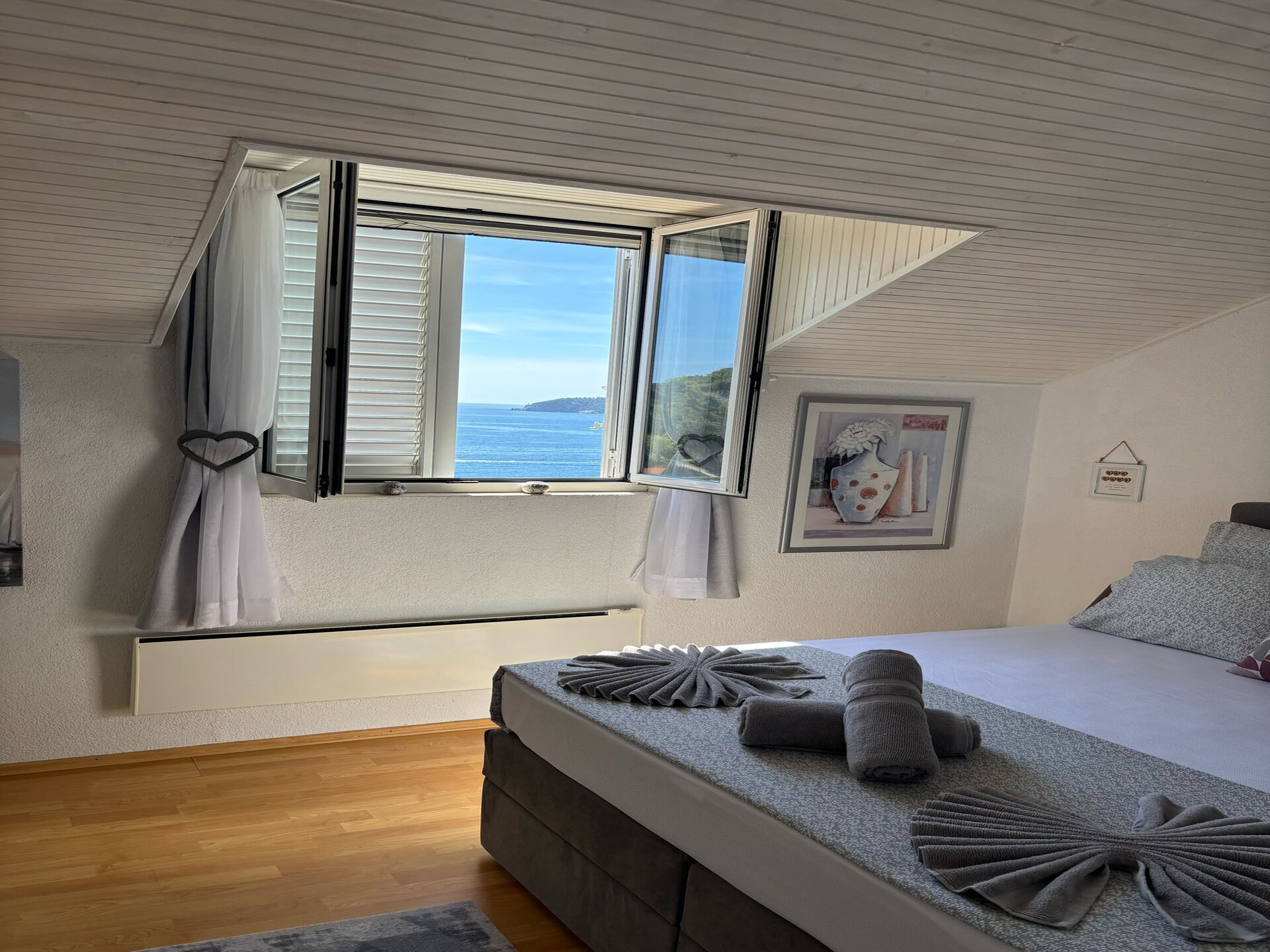 Tweekamerappartement met balkon en zeezicht aan de Adriatische kust bij Dubrovnik - foto 31