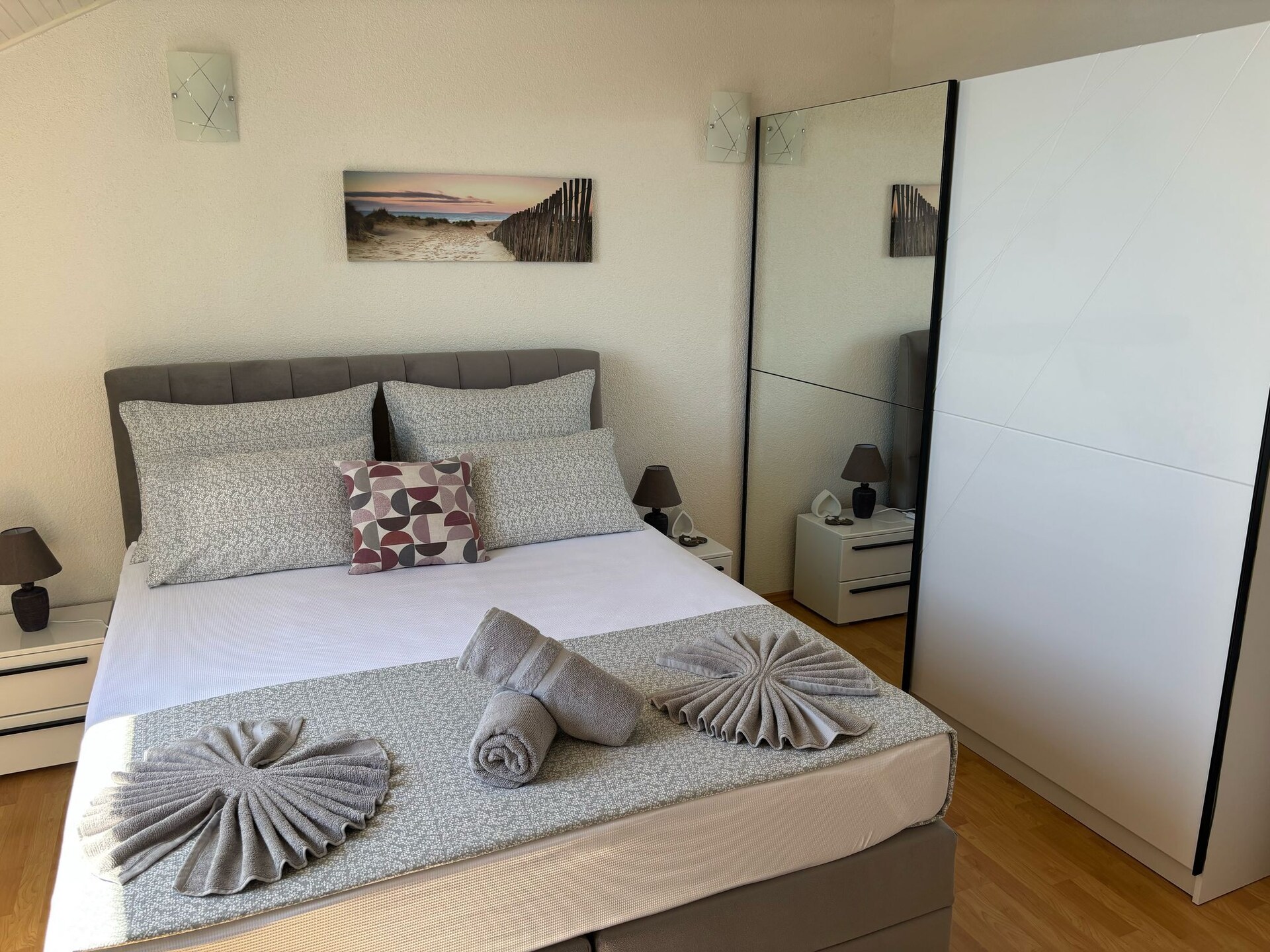 Tweekamerappartement met balkon en zeezicht aan de Adriatische kust bij Dubrovnik - foto 25