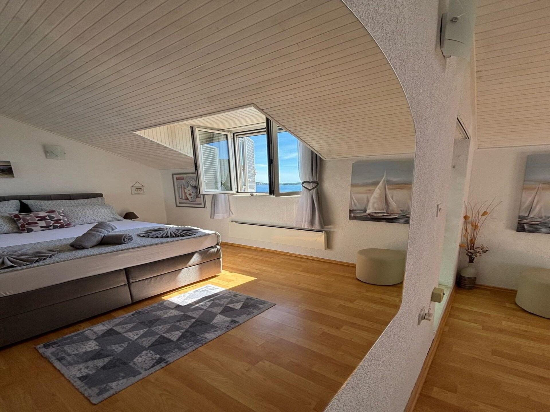 Tweekamerappartement met balkon en zeezicht aan de Adriatische kust bij Dubrovnik - foto 30