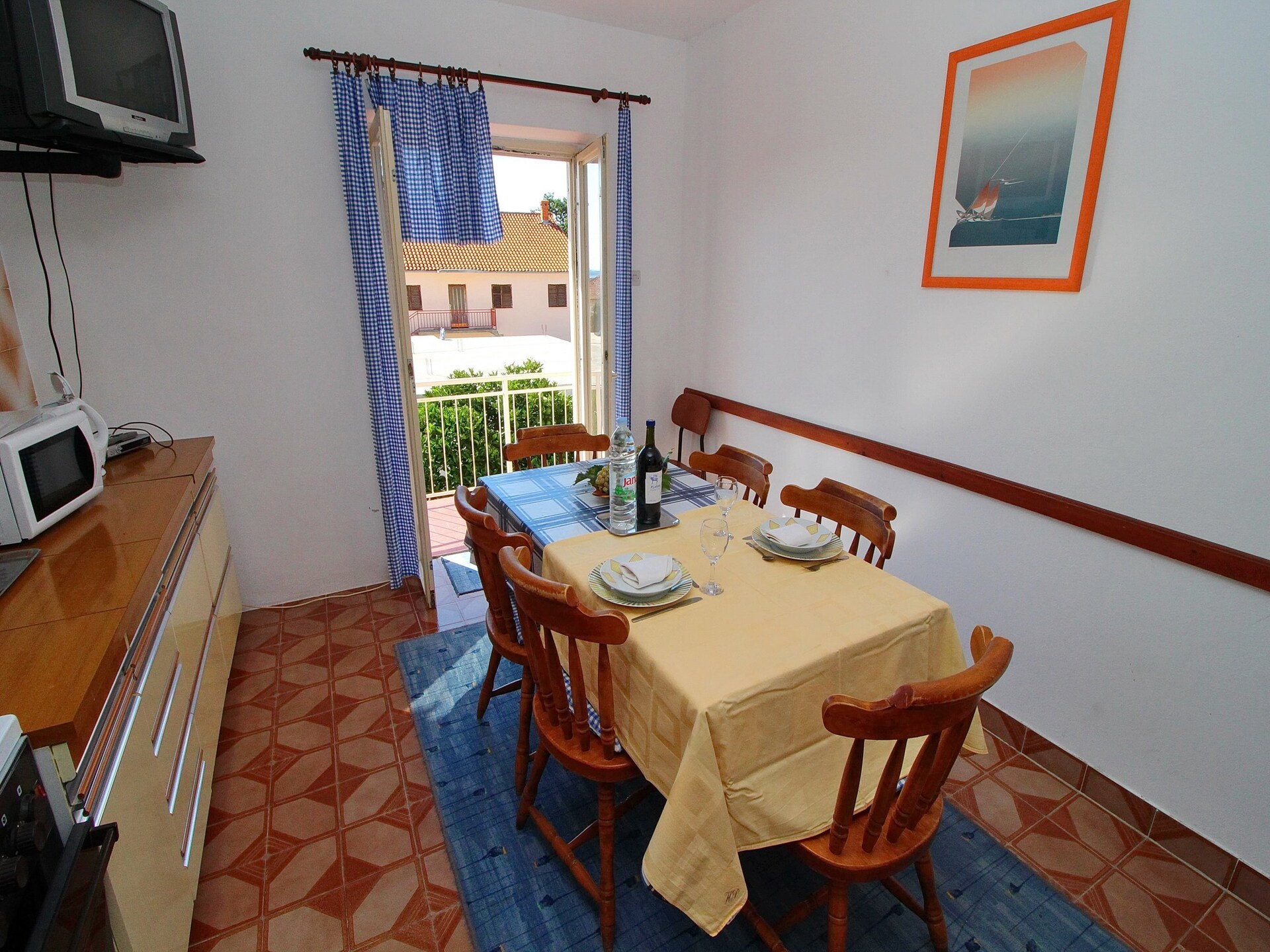 6-persoons appartement aan zee in Orebic met terras - foto 6