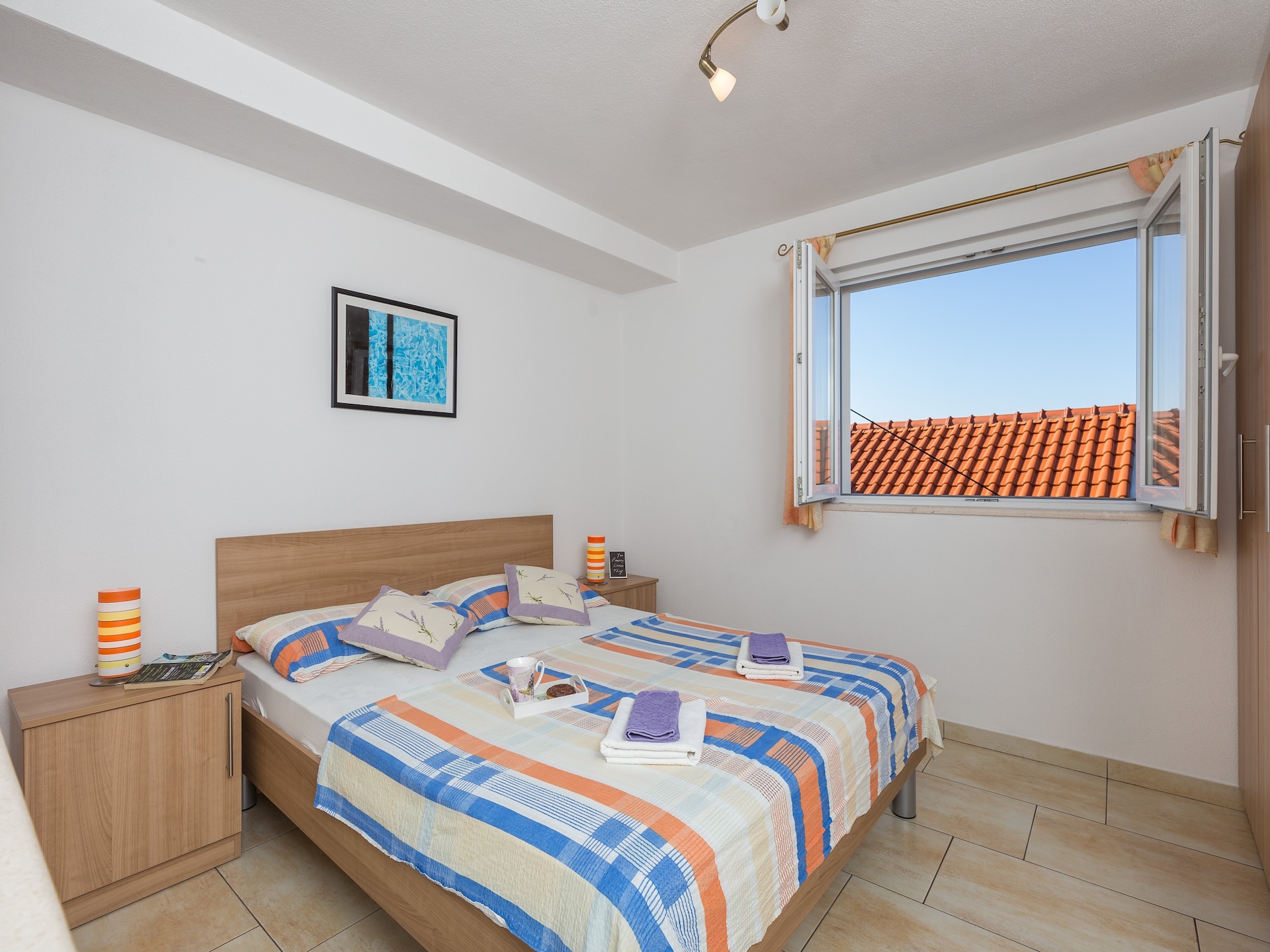 Knus appartement met terras en deels zeezicht op 100m van strand in Lozica - foto 16