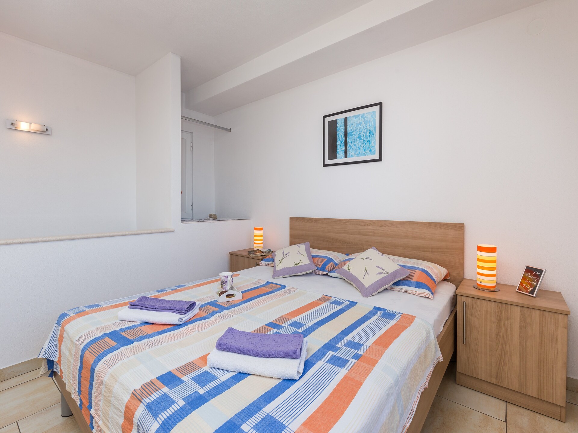 Knus appartement met terras en deels zeezicht op 100m van strand in Lozica - foto 14
